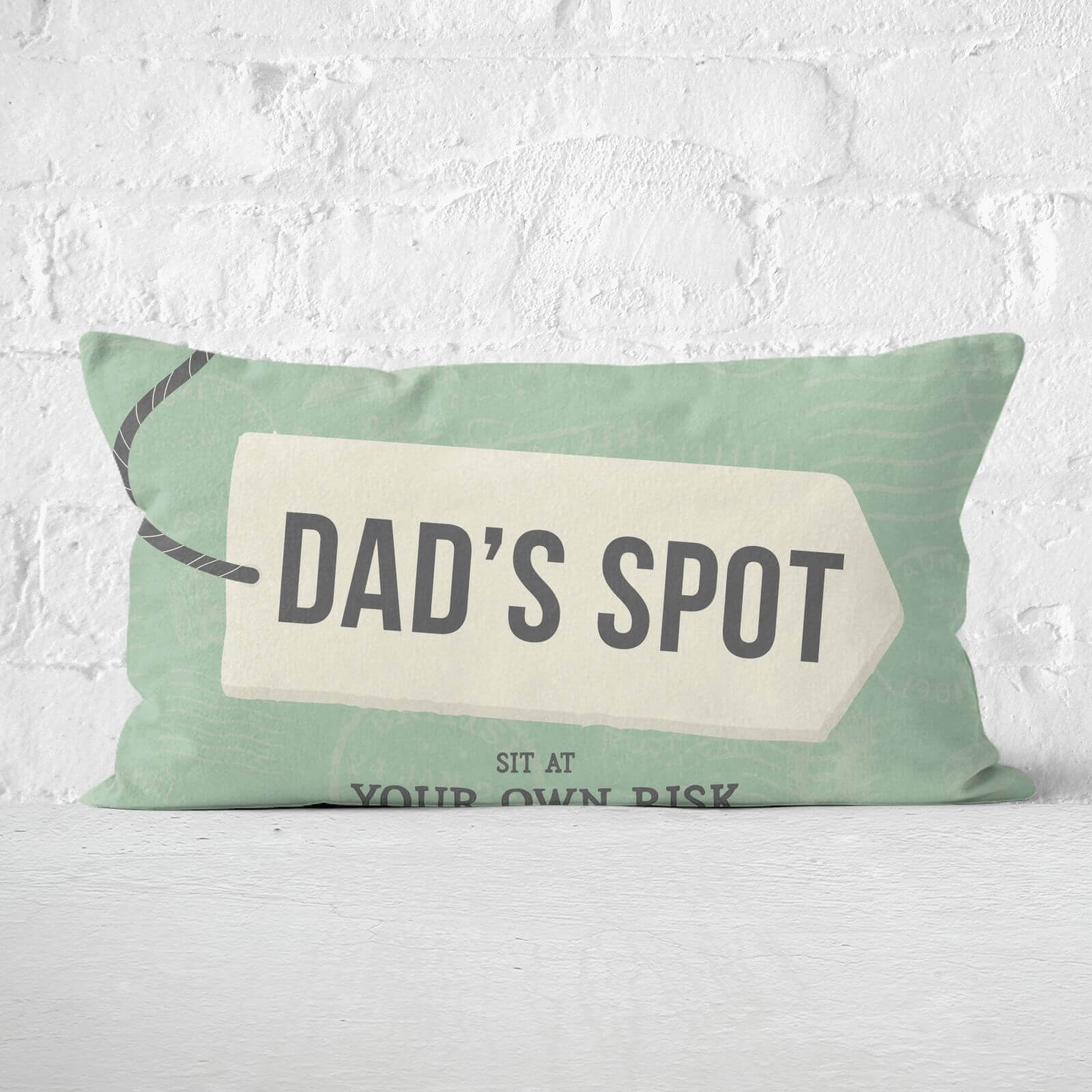 Dad's Spot Rectangular Cushion - 30x50cm - Soft Touch