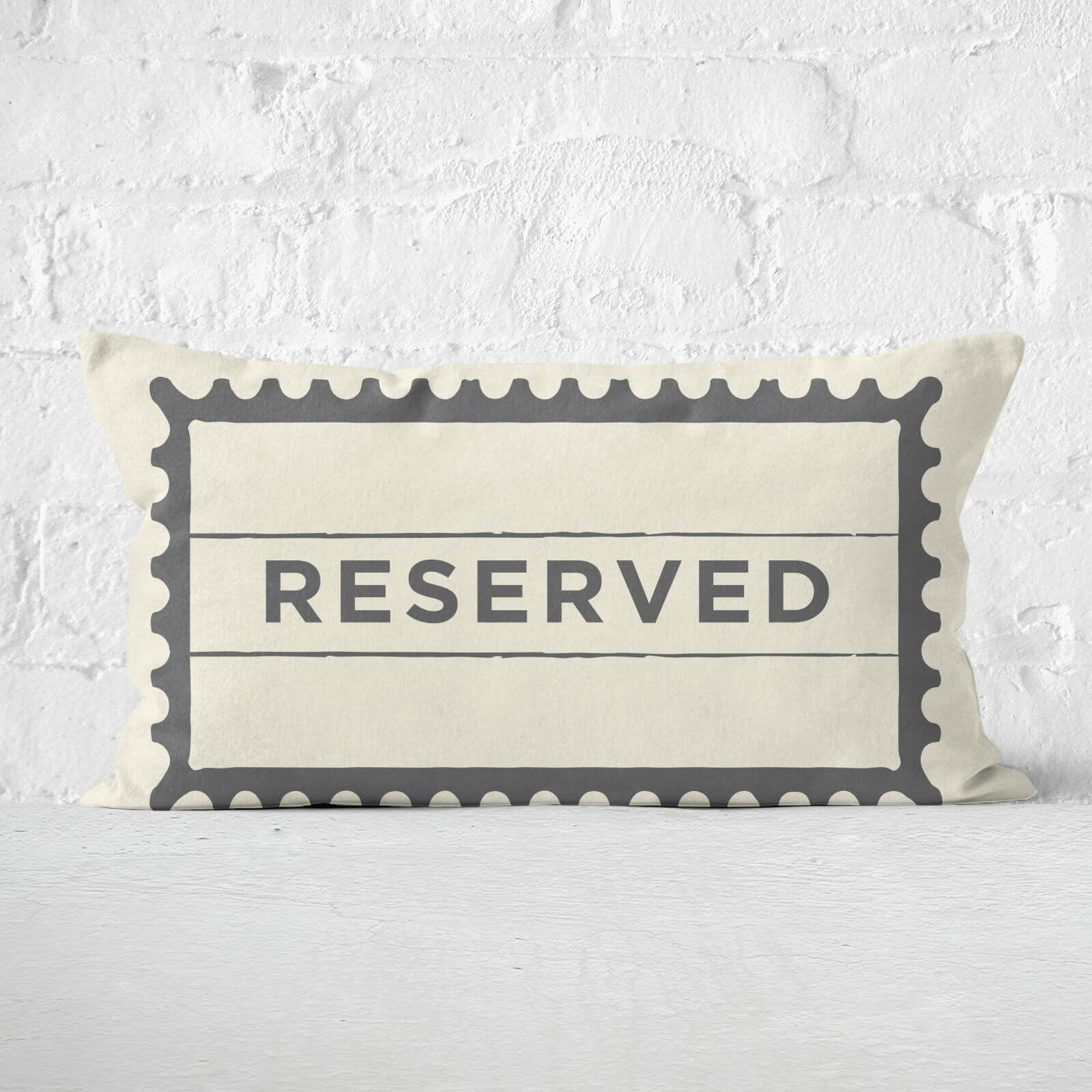 Reserved Rectangular Cushion - 30x50cm - Soft Touch