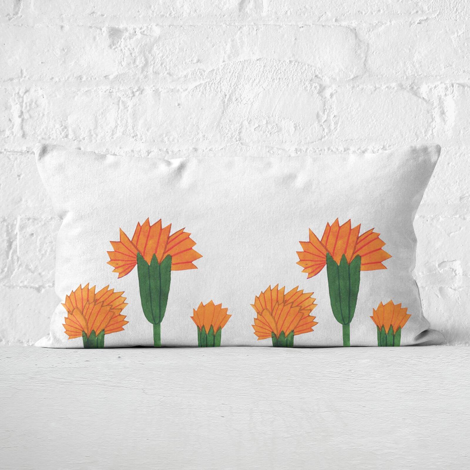 Flowers Rectangular Cushion - 30x50cm - Soft Touch