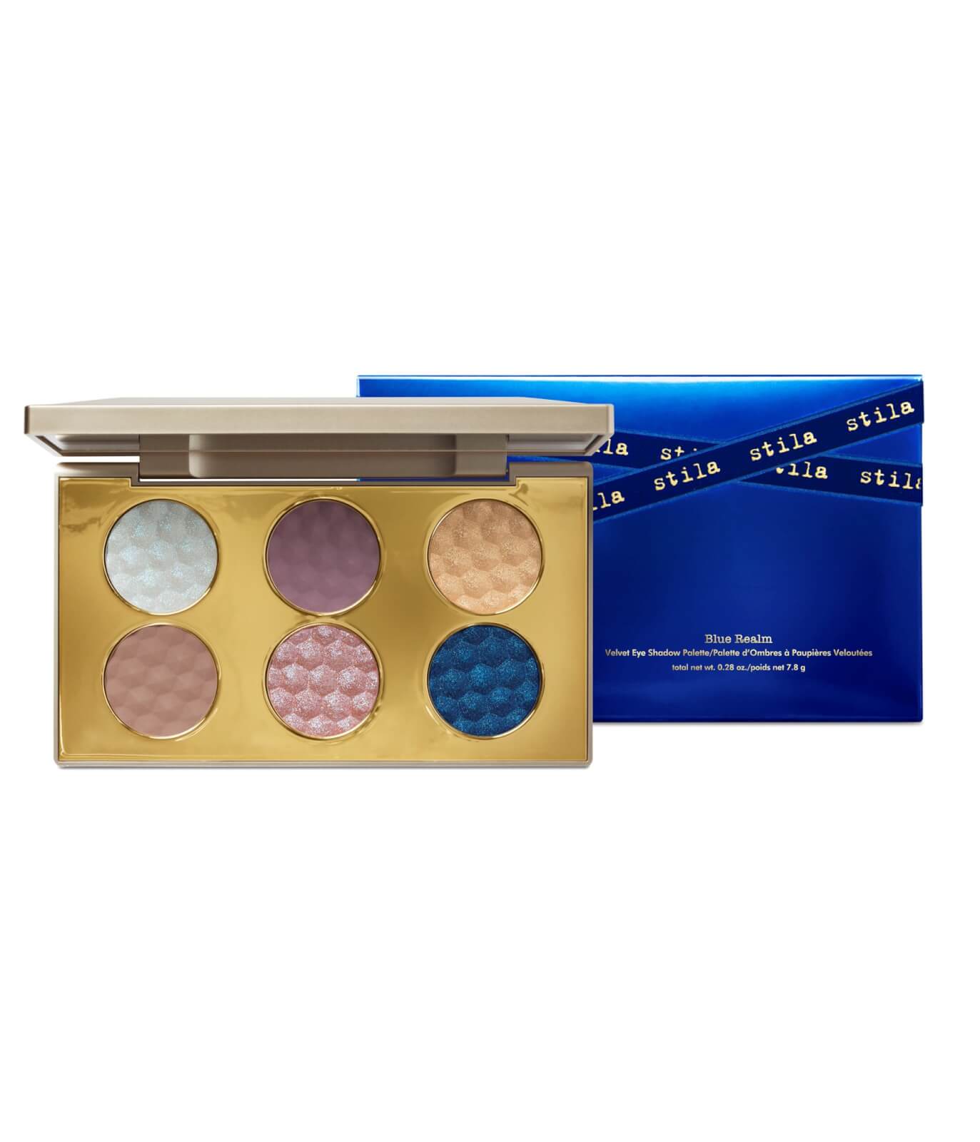 Stila Blue Realm Velvet Eye Shadow Palette 0.28 oz
