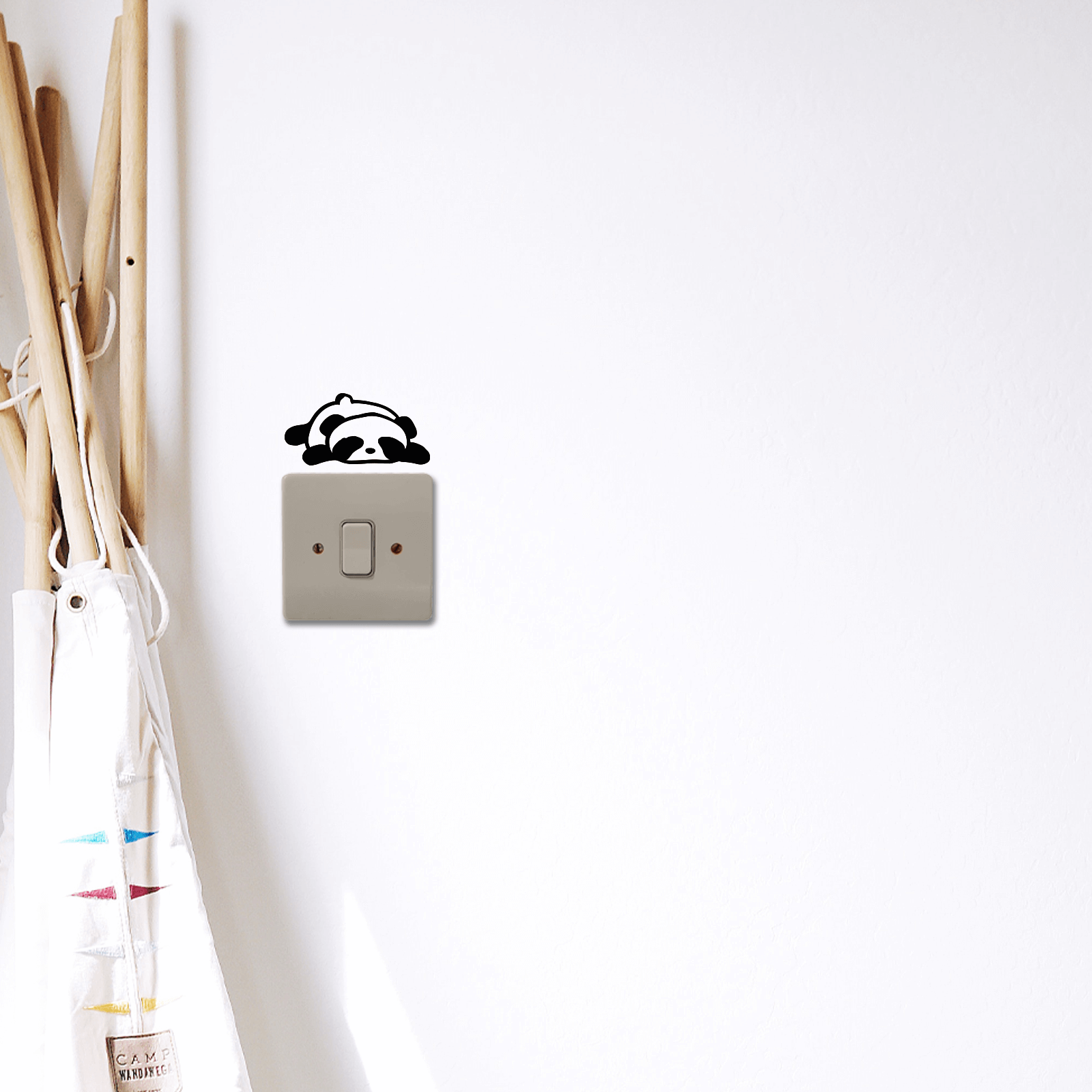 Panda Light Switch Art