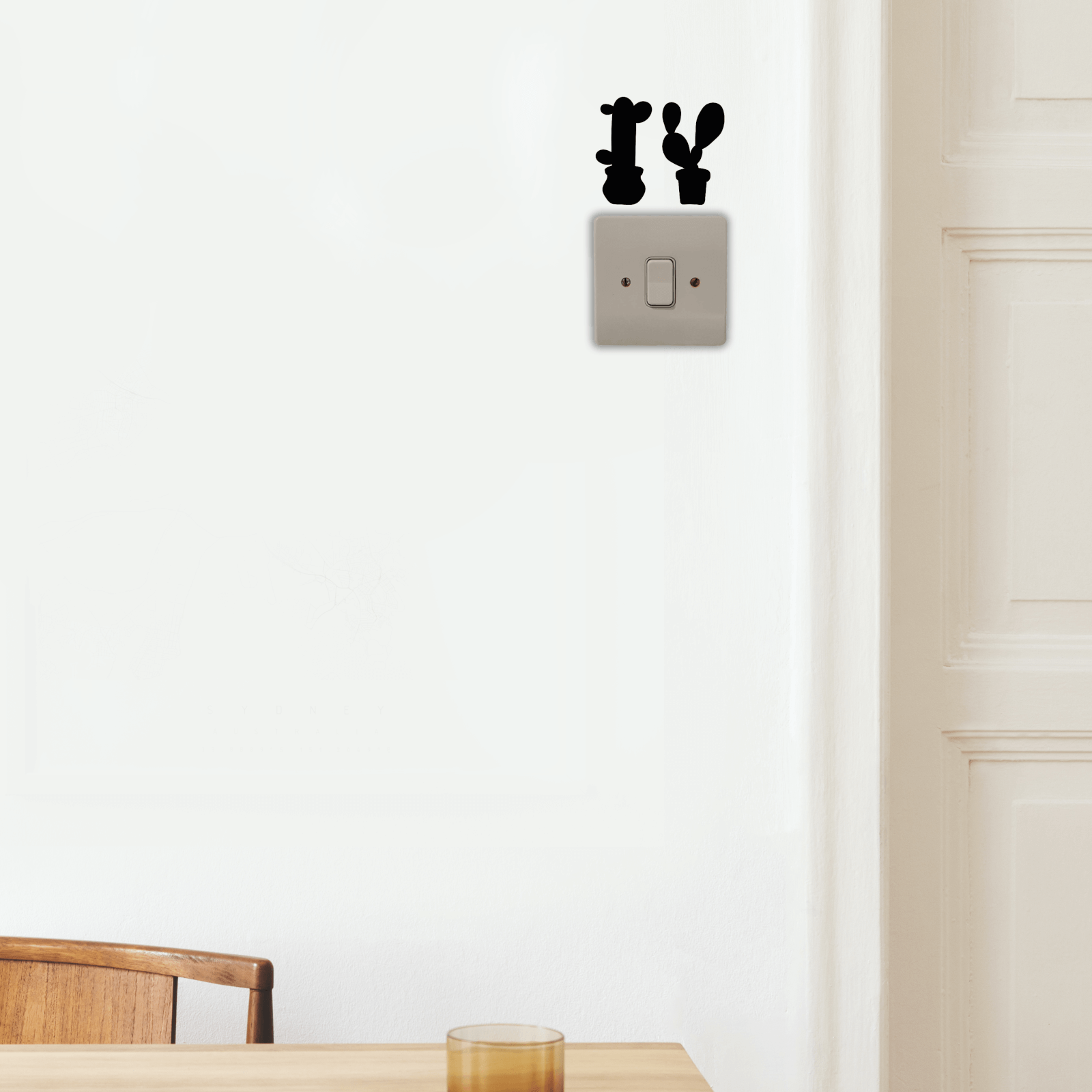 Cacti Light Switch Art