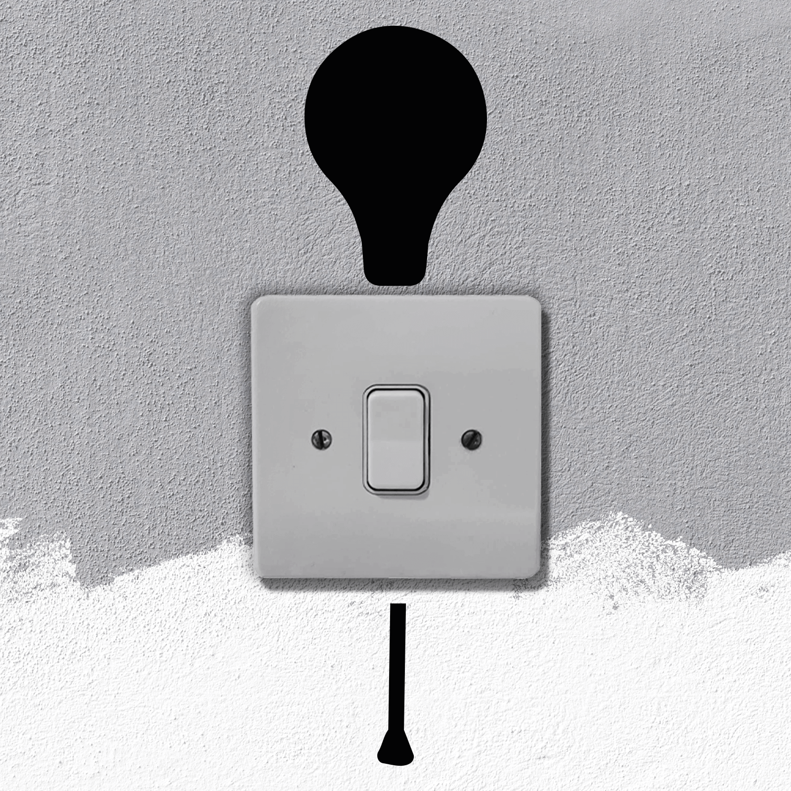 Light Bulb Light Switch Art