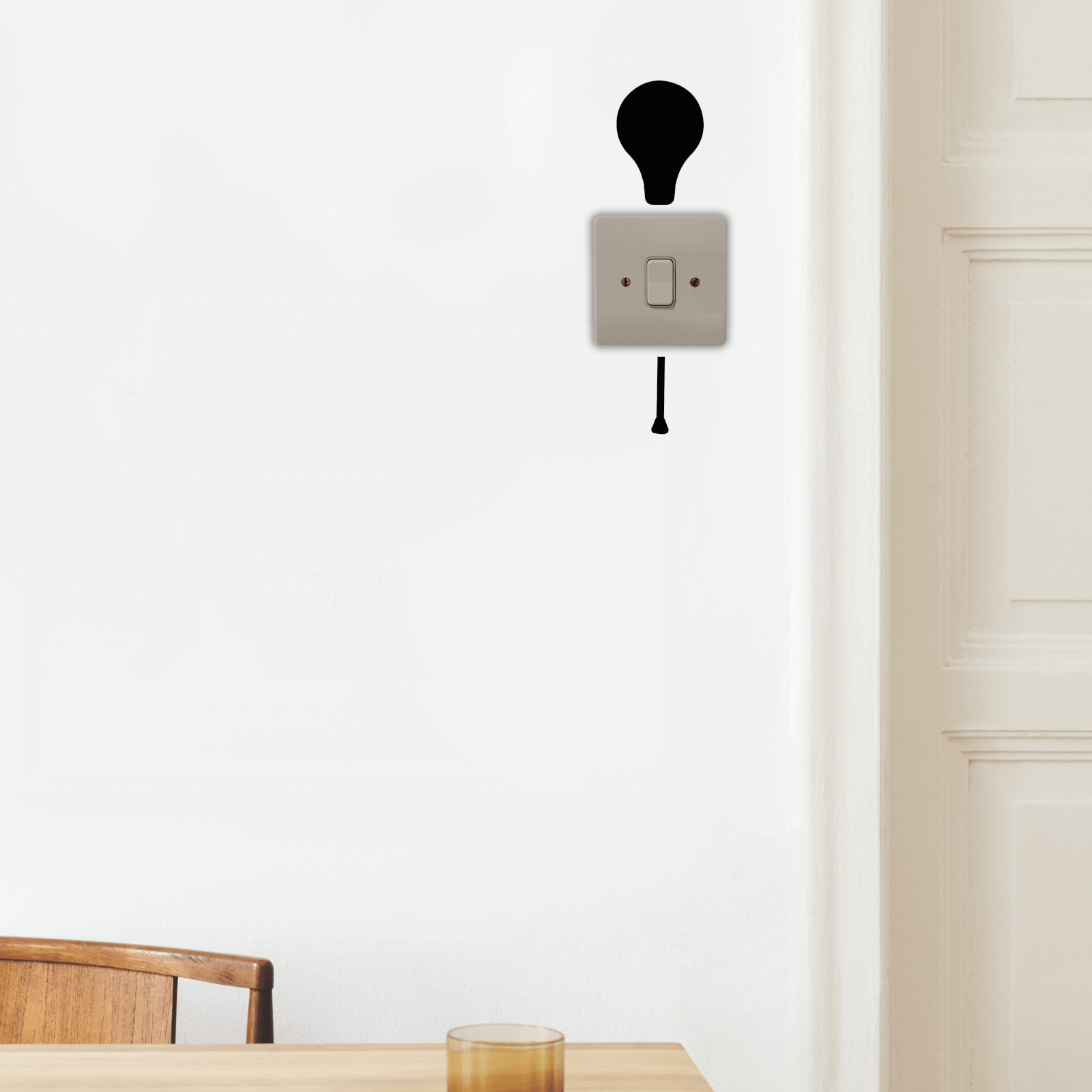 Light Bulb Light Switch Art