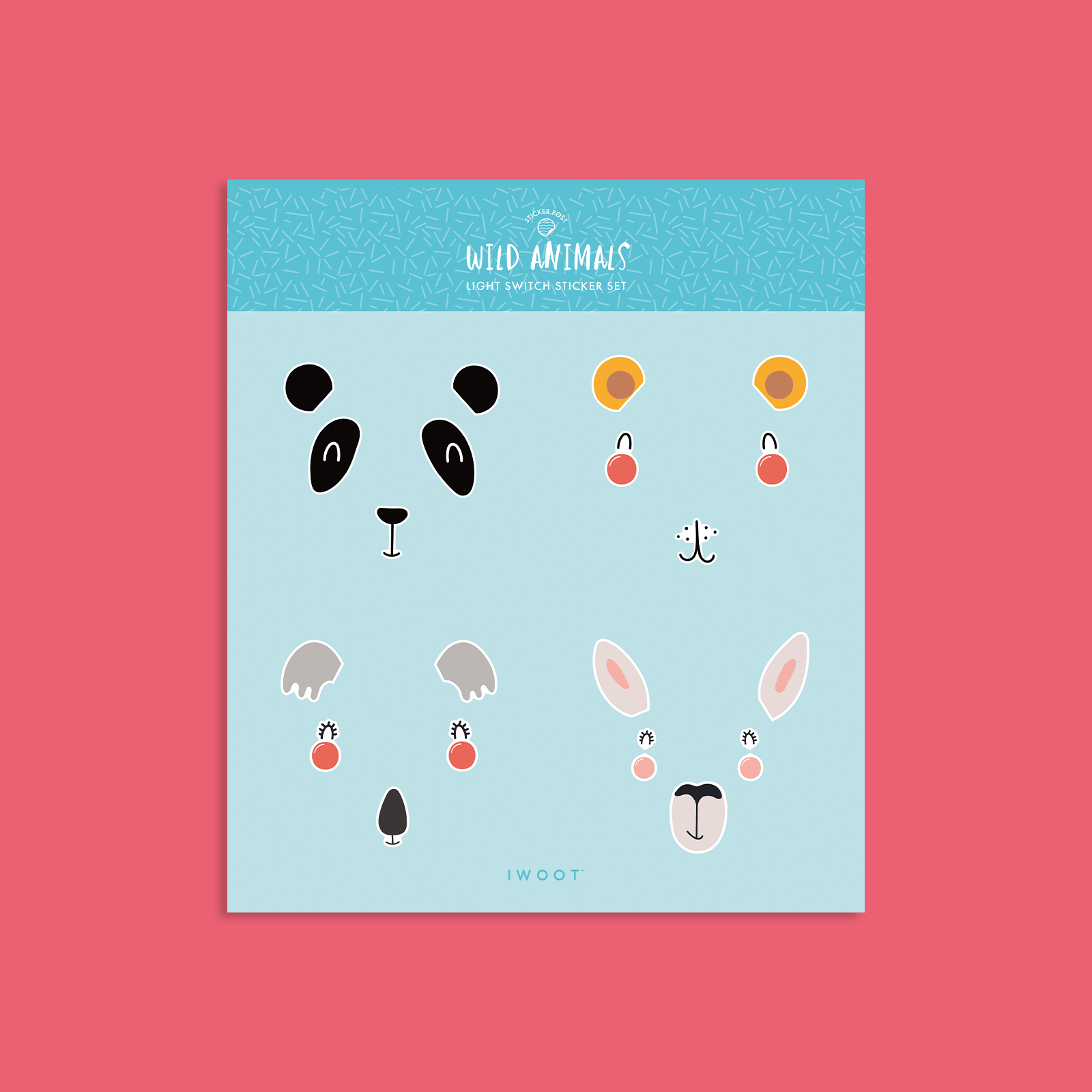 Wild Animals Light Switch Art