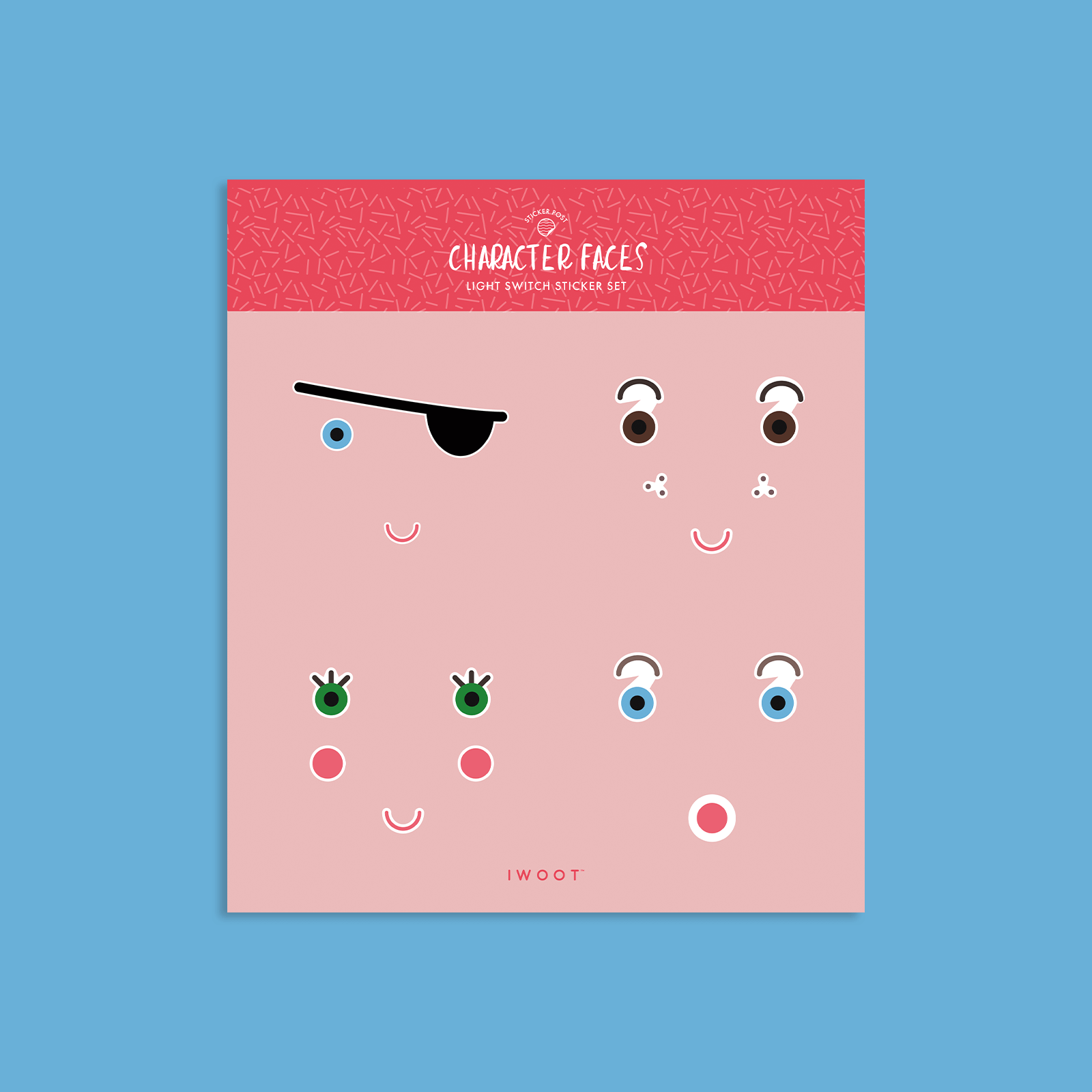 Character Faces Light Switch Art