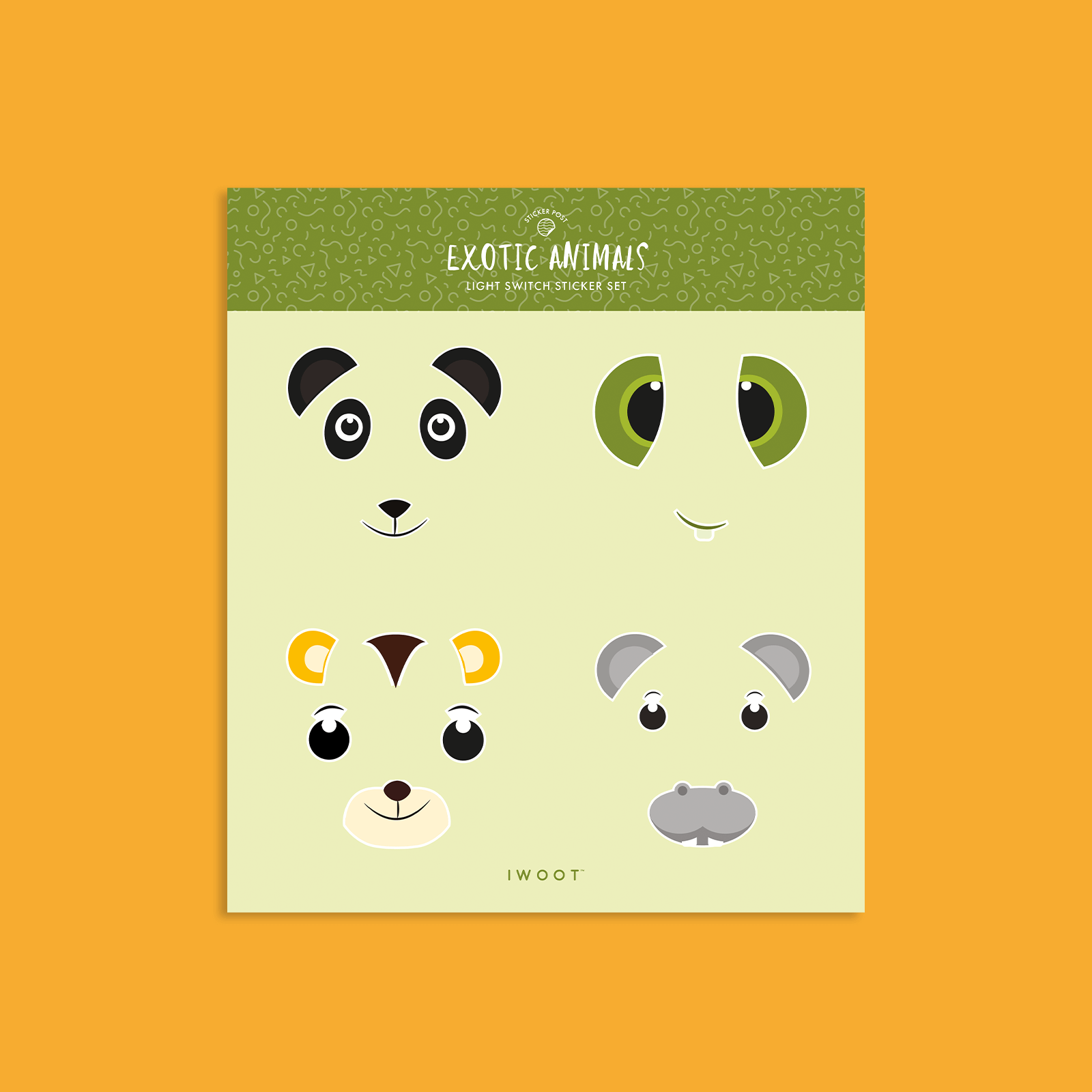 Exotic Animals Light Switch Art