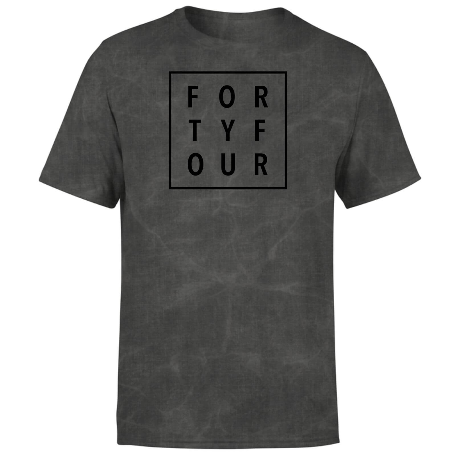 

How Ridiculous Forty Four Square T-shirt - Black Acid Wash - 3XL - Noir