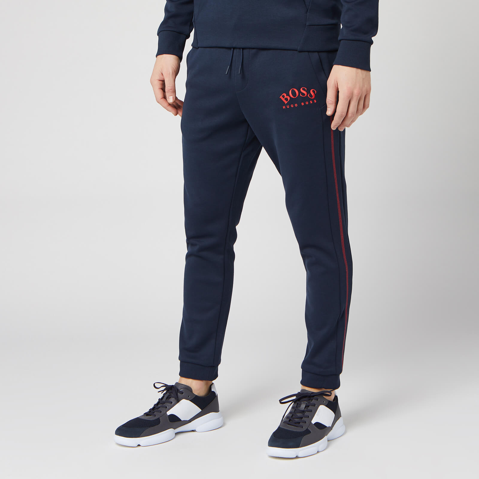 boss hadiko track pants navy