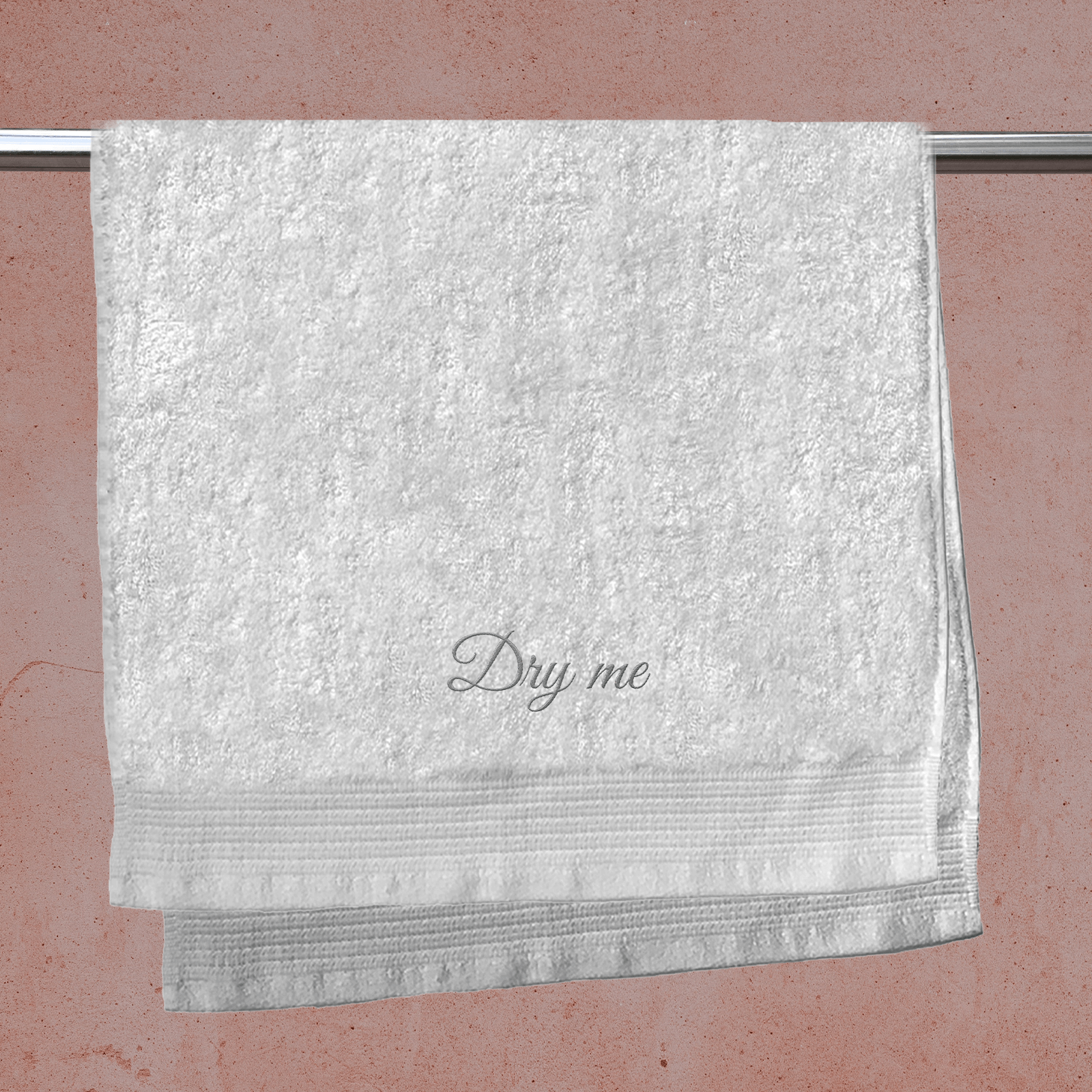 Dry Me Embroidered Hand Towel