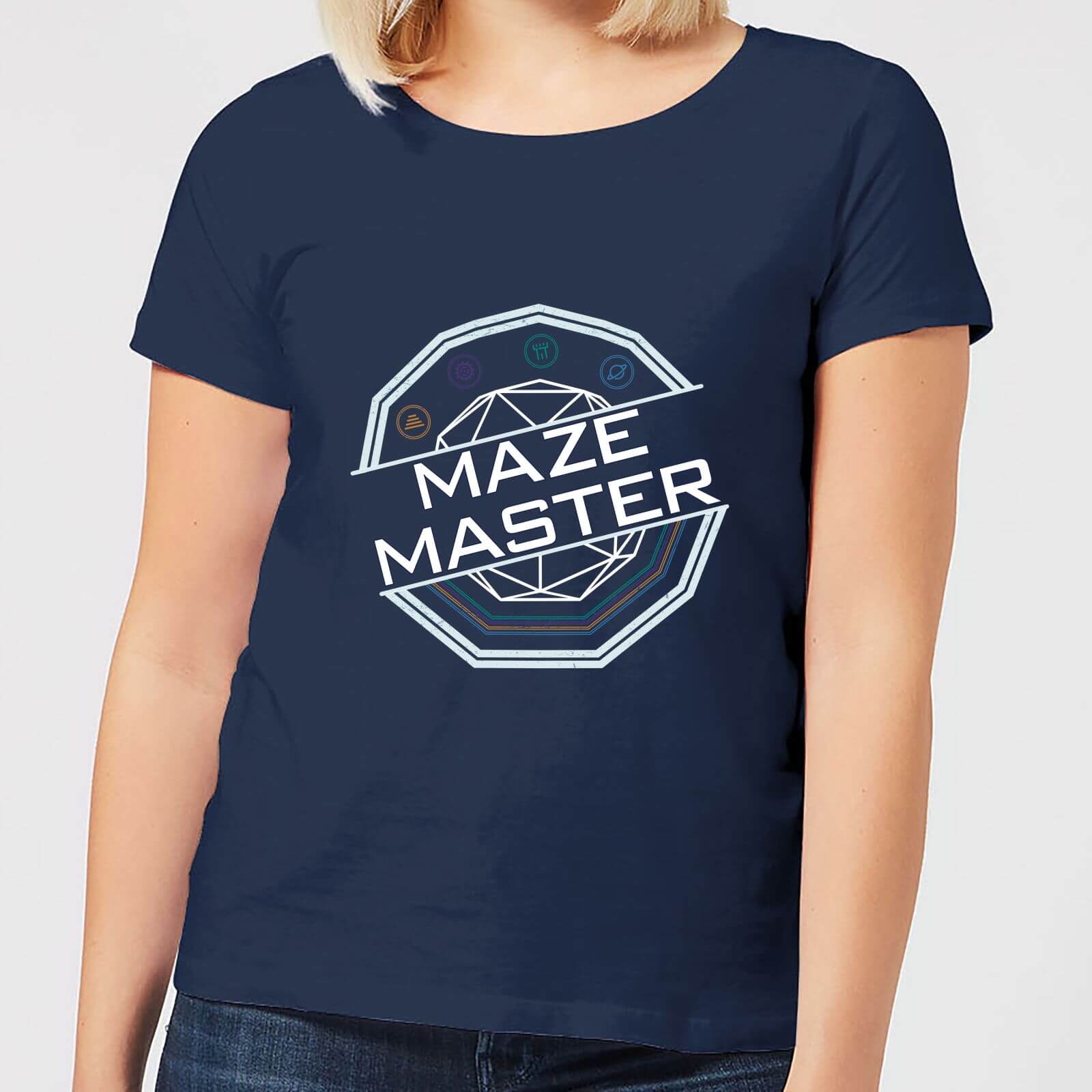 Crystal Maze Maze Master Women's T-Shirt - Navy - S - Navy