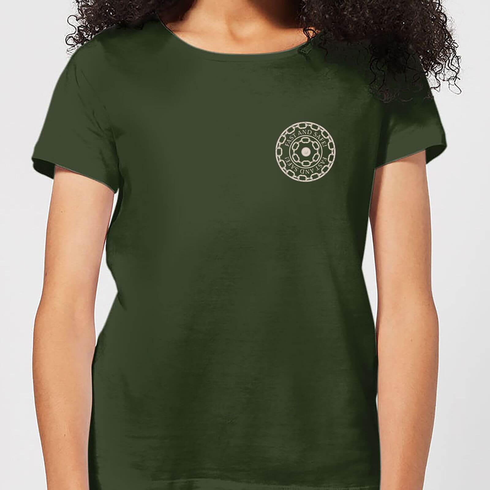 Crystal Maze Fast And Safe Pocket Women's T-Shirt - Forest Green - S - Forest Green