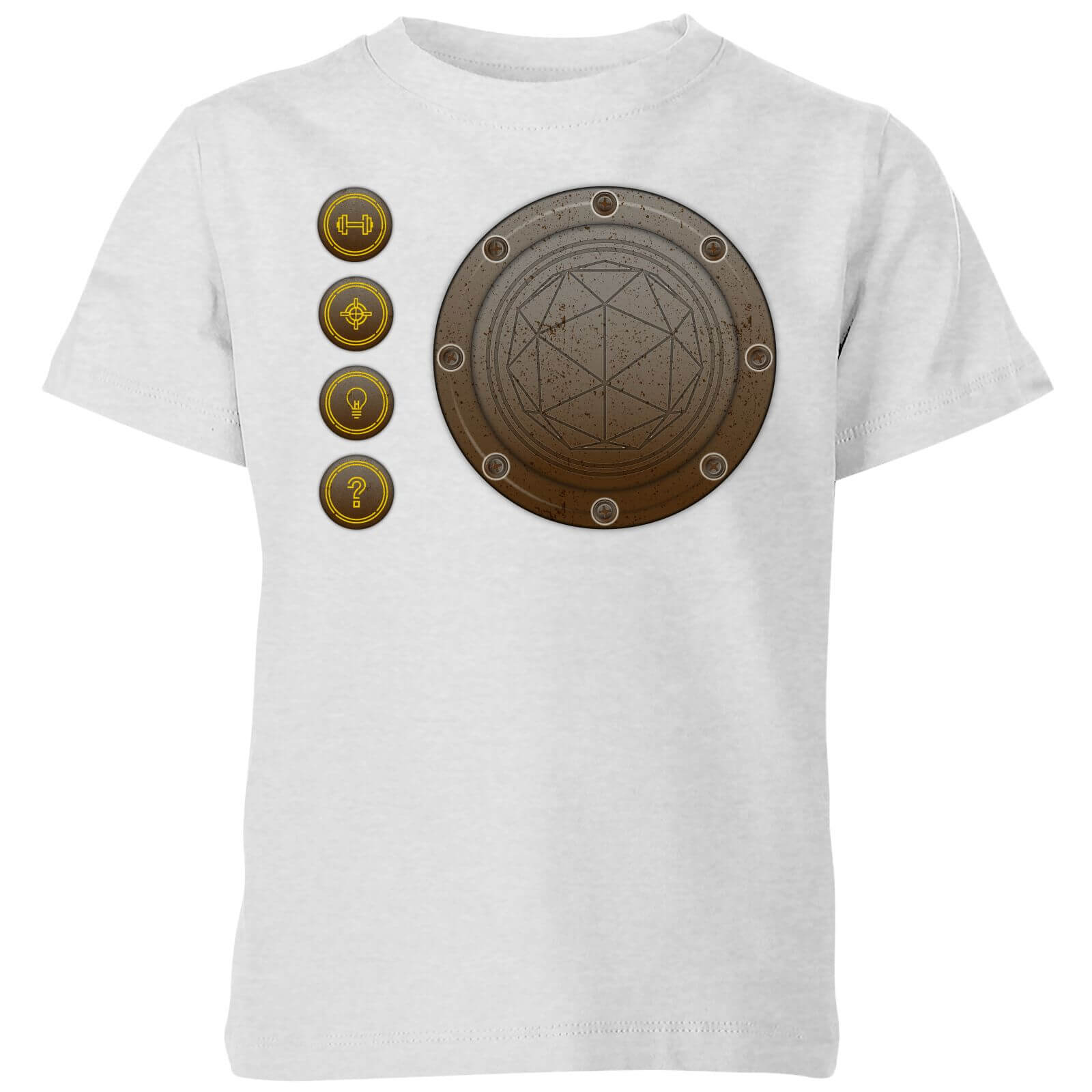 

Crystal Maze Industrial Icons Kids' T-Shirt - Grey - 7-8 ans - Gris