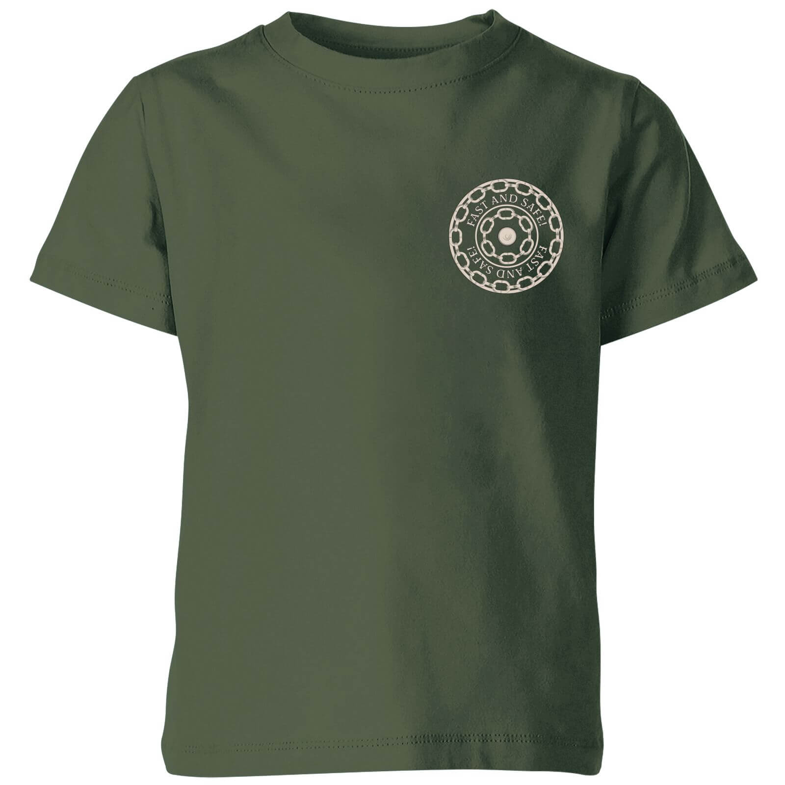 Crystal Maze Fast And Safe Pocket Kids' T-Shirt - Forest Green - 3-4 Years - Forest Green