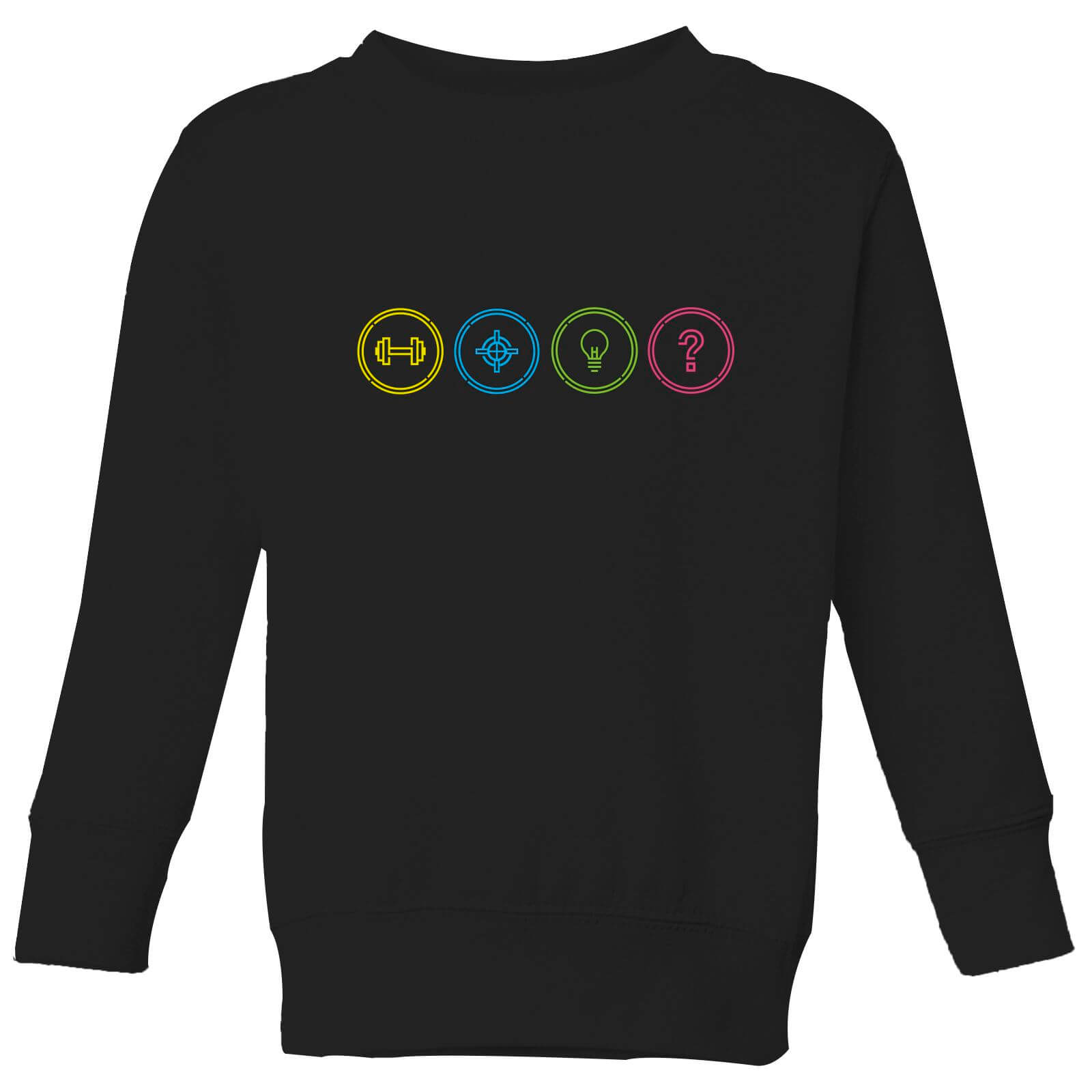 

Crystal Maze Game Modes Kids' Sweatshirt - Black - 9-10 ans - Noir