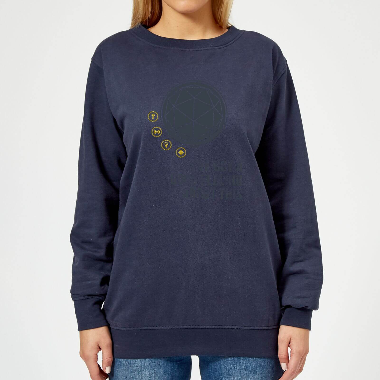 Crystal Maze I've Got A Good Feeling About This- Industrial Women's Sweatshirt - Navy - XS - Navy