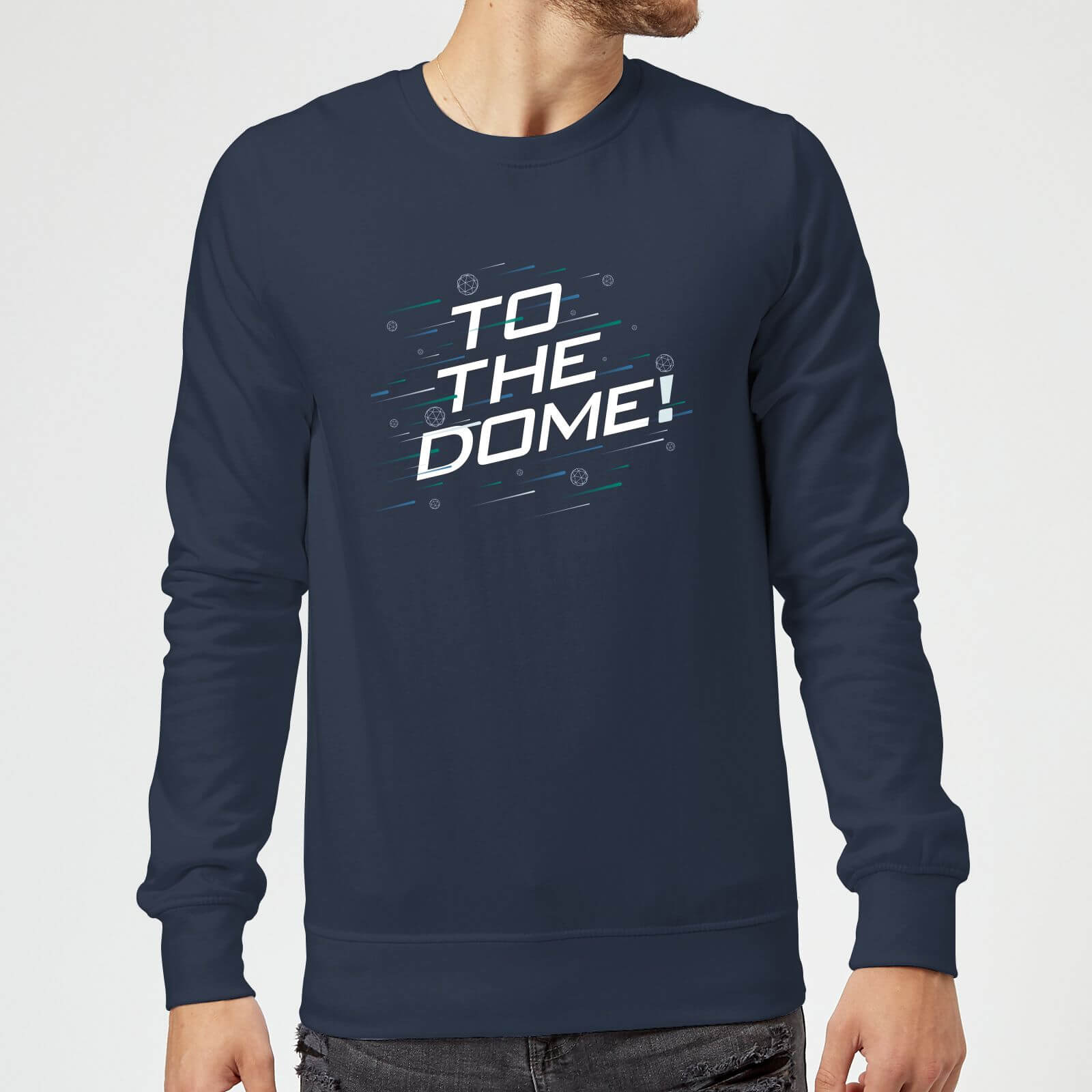 Crystal Maze To The Dome! Sweatshirt - Navy - S - Navy