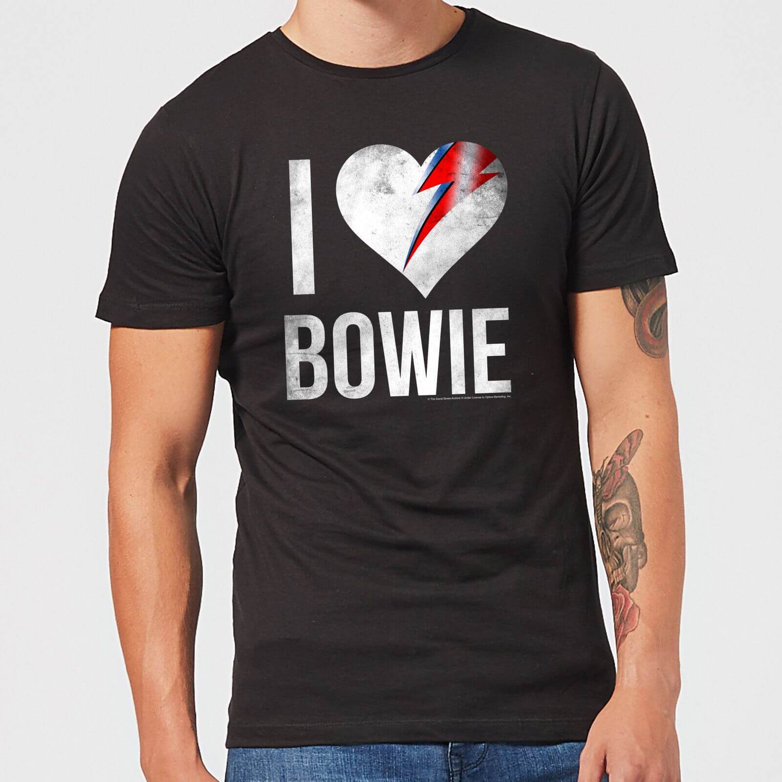 David Bowie I Love Bowie Men's T-Shirt - Black - M - Negro