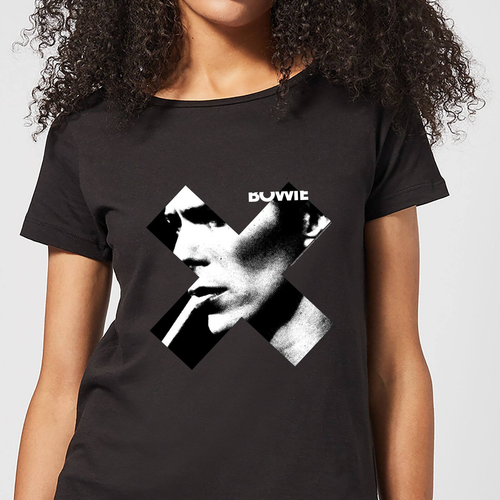 David Bowie X Smoke Women's T-Shirt - Black - M - Black