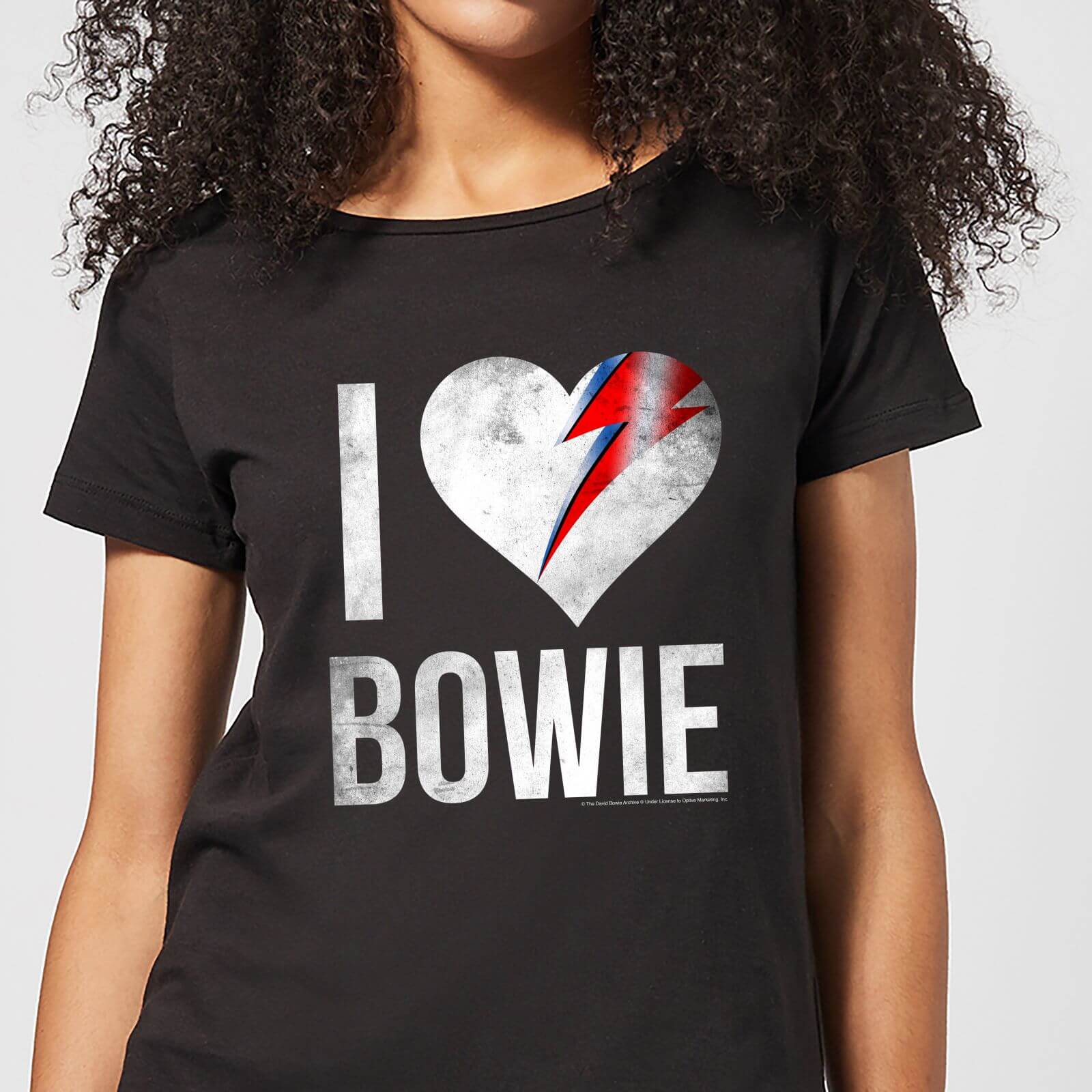 David Bowie I Love Bowie Women's T-Shirt - Black - M - Black