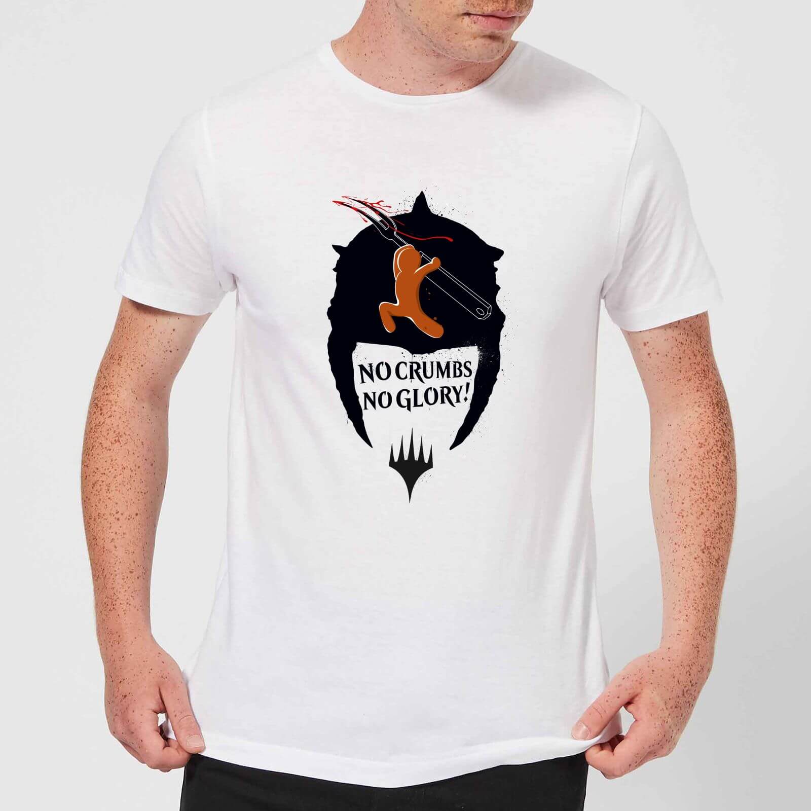 

Magic The Gathering Throne of Eldraine Gingerbread Slayer Men's T-Shirt - White - 5XL