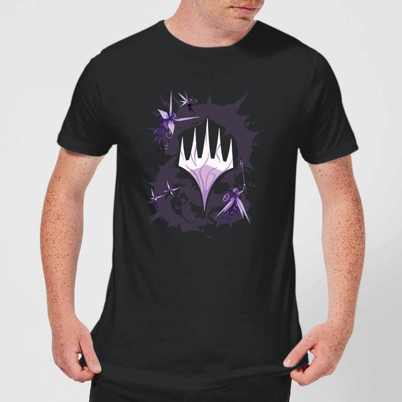 

Magic The Gathering Throne of Eldraine Fairytale Men's T-Shirt - Black - L