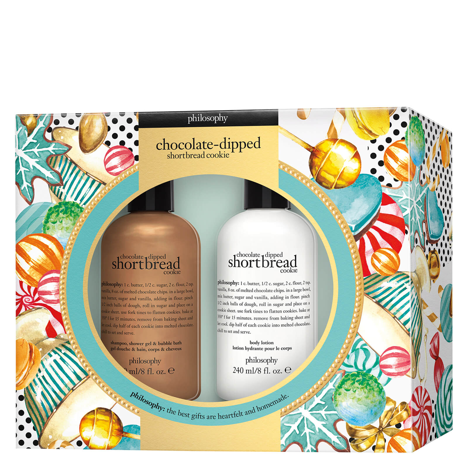 

Philosophy Chocolate-Dipped Shortbread Cookie Gift Set