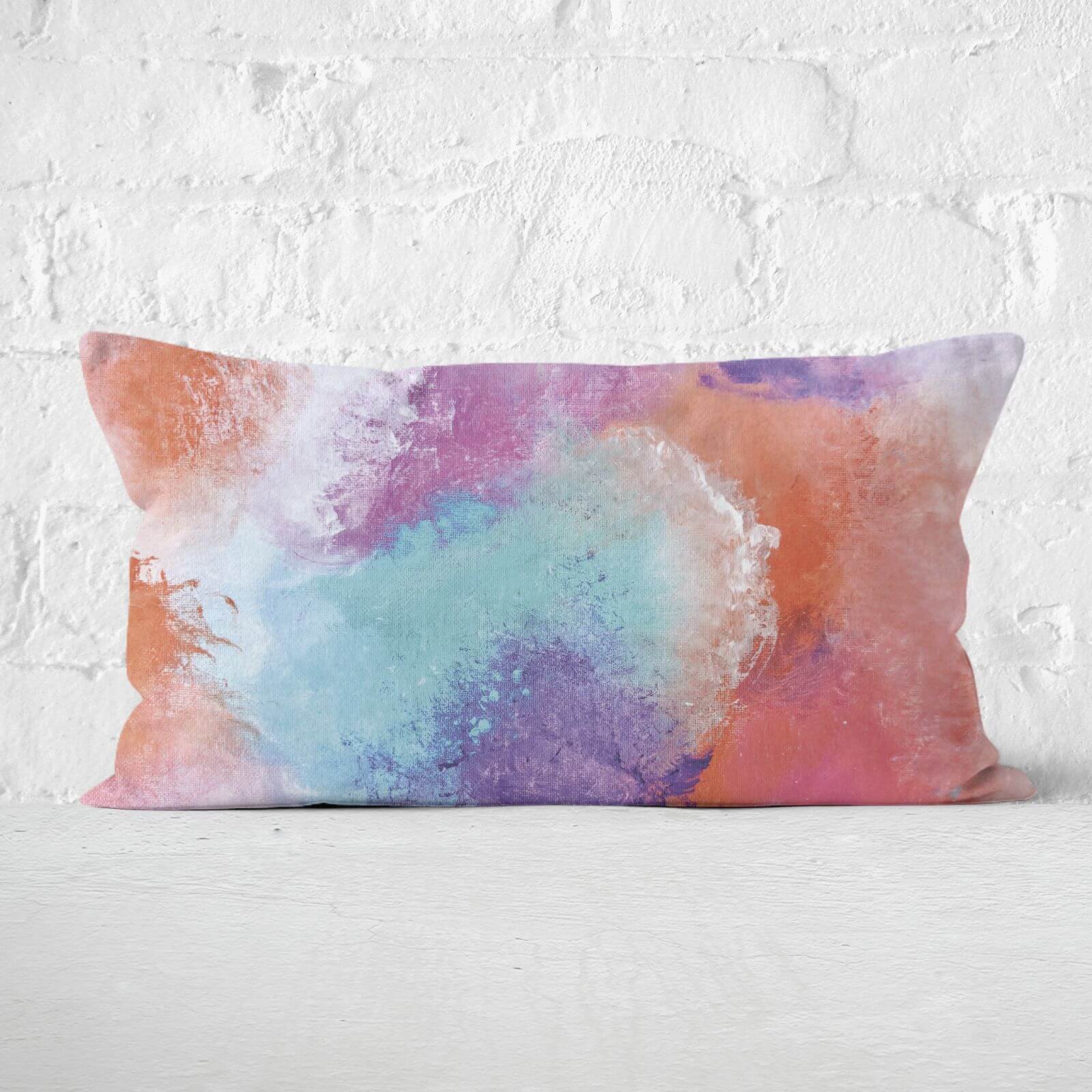 Watercolour Rectangular Cushion - 30x50cm - Soft Touch