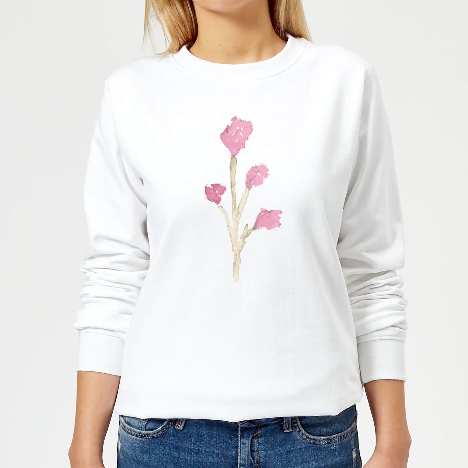 Flower 17 Women's Sweatshirt - White - XS - White