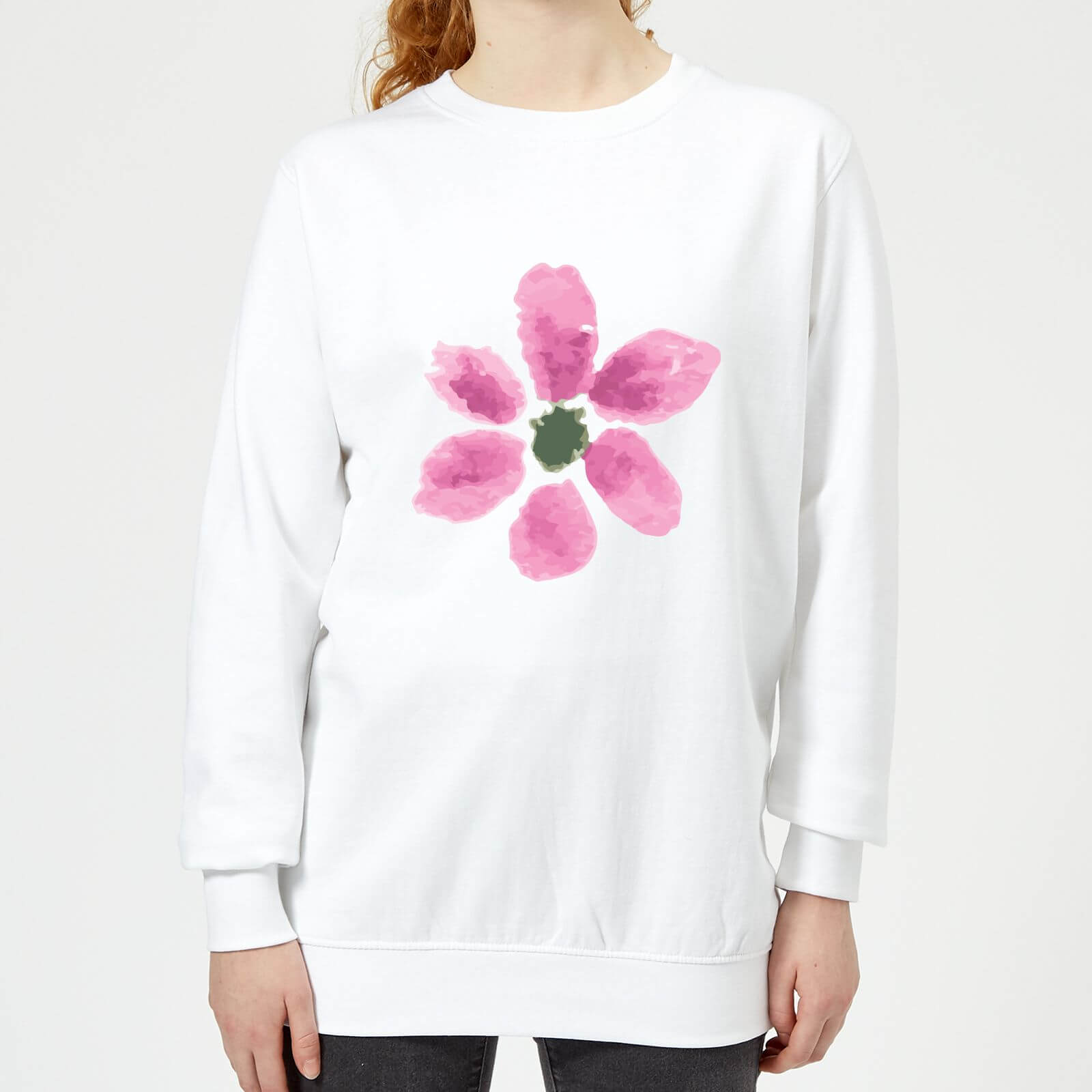 Flower 7 Women's Sweatshirt - White - XS - White