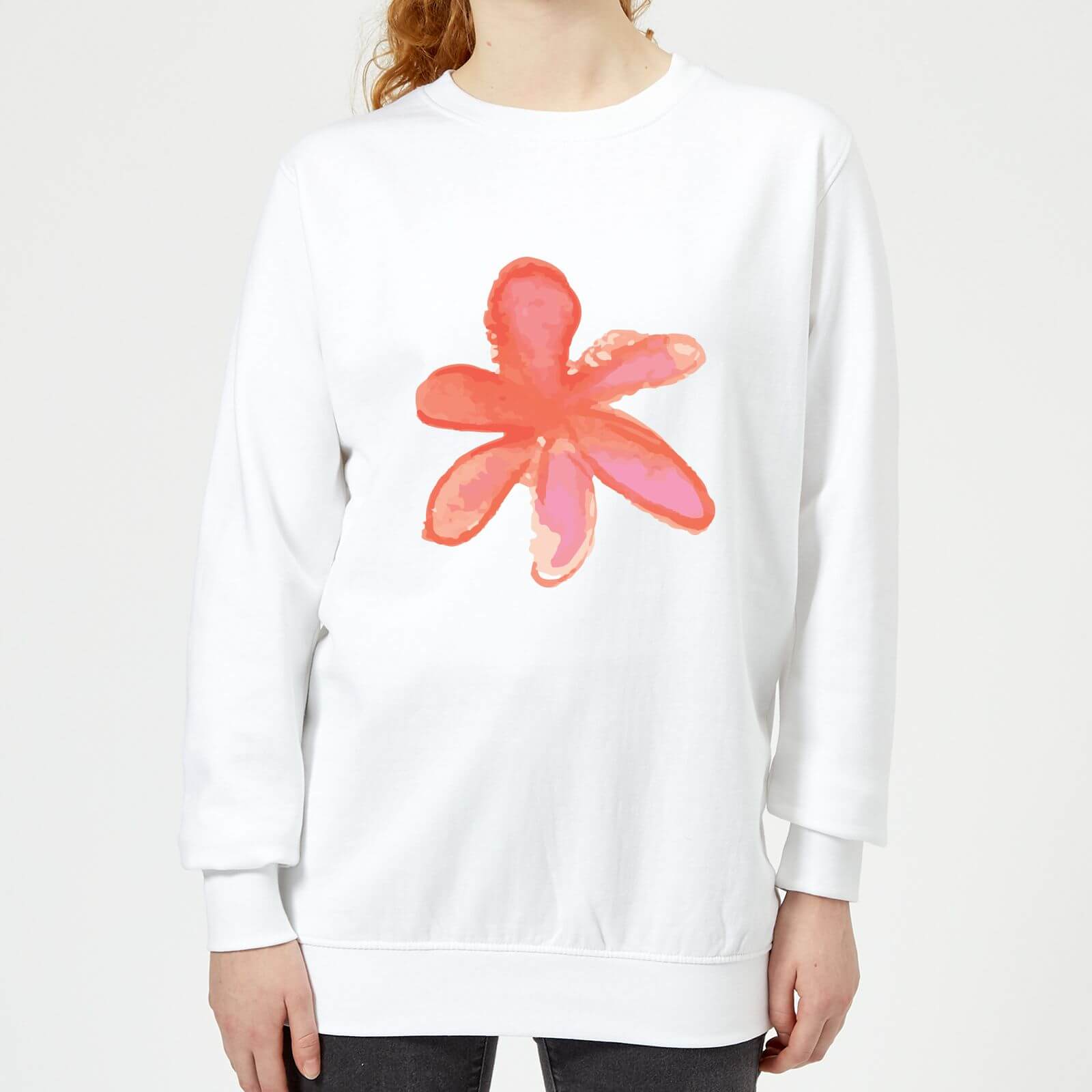 Flower 5 Women's Sweatshirt - White - XS - White
