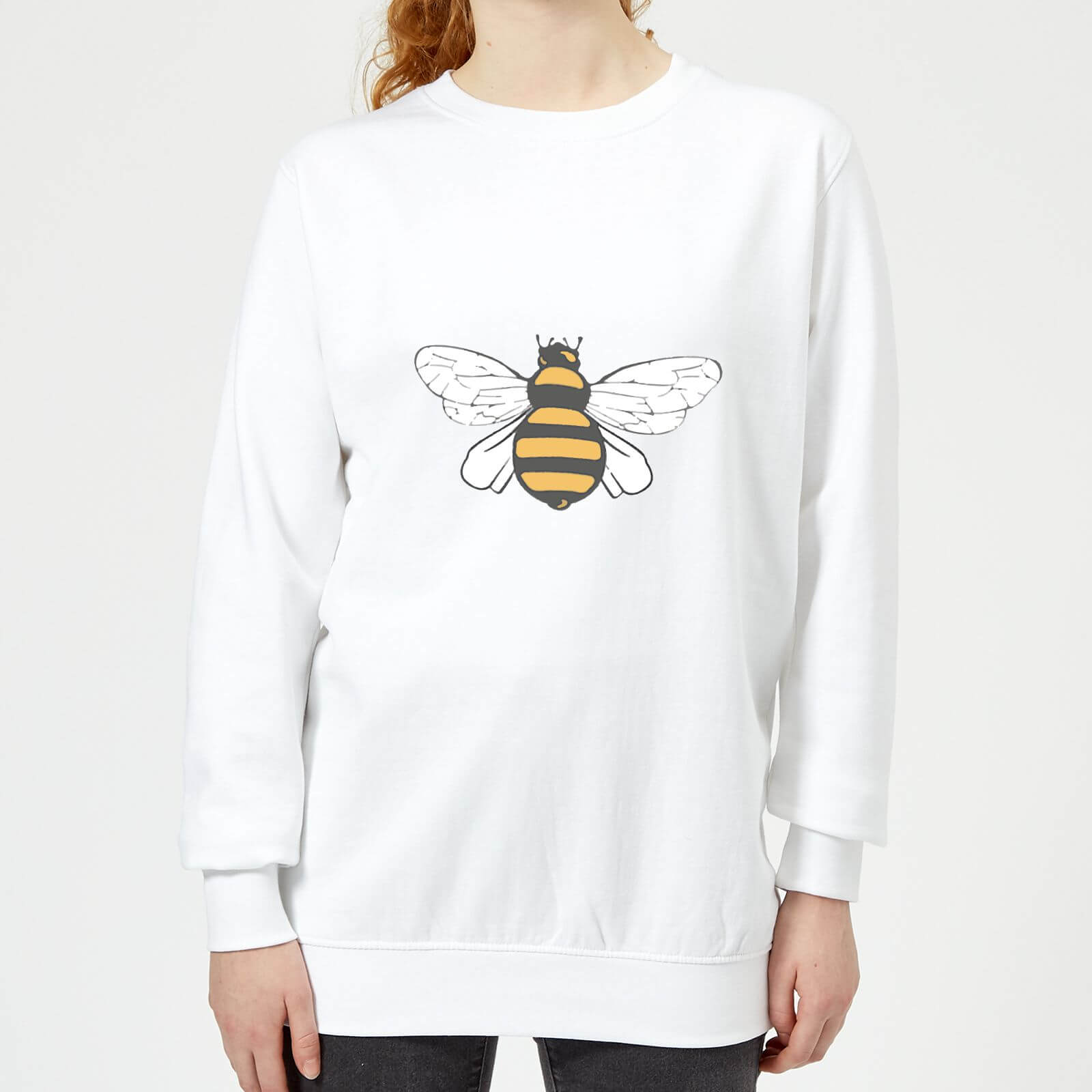 Bee Women's Sweatshirt - White - XS - White