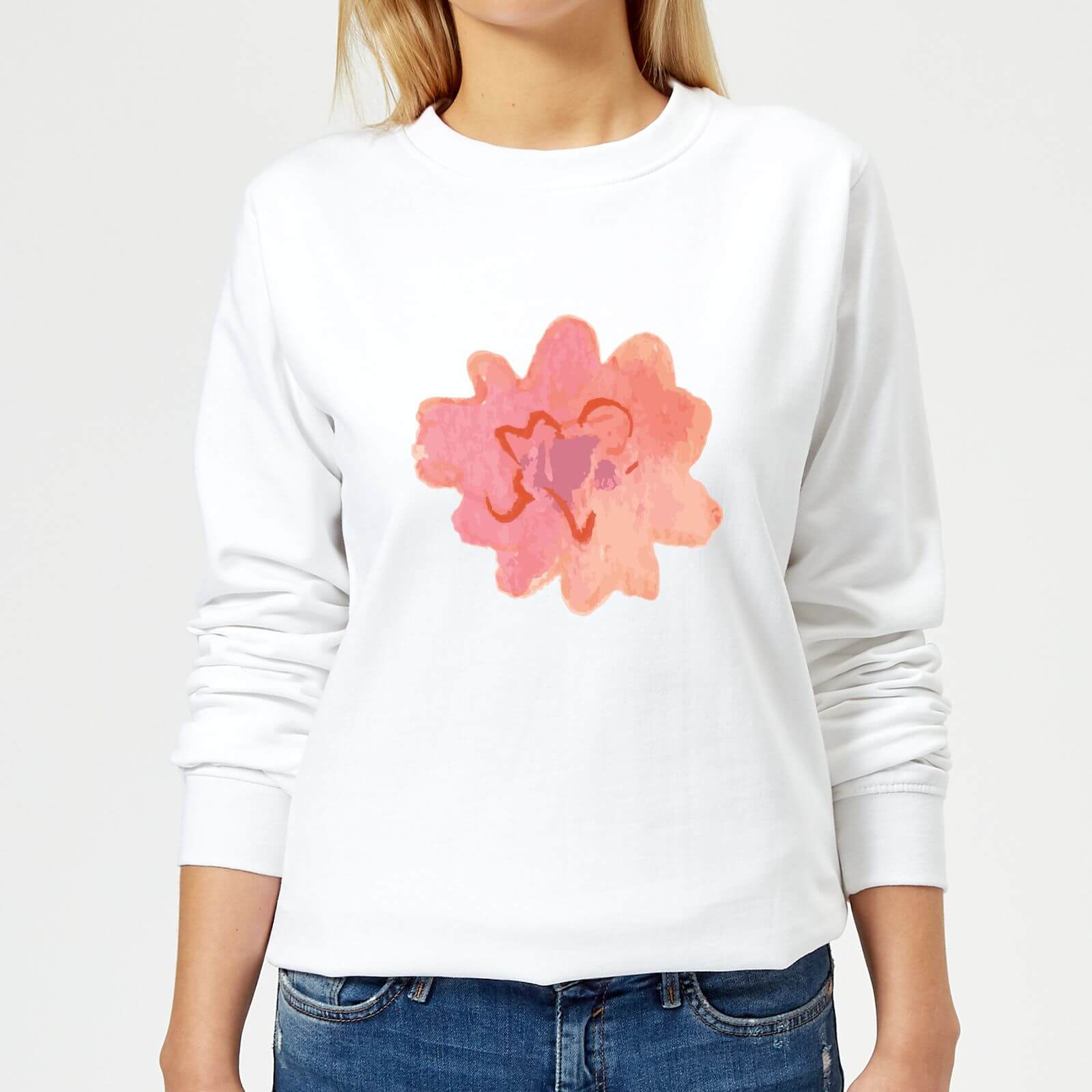 Flower 12 Women's Sweatshirt - White - XS - White
