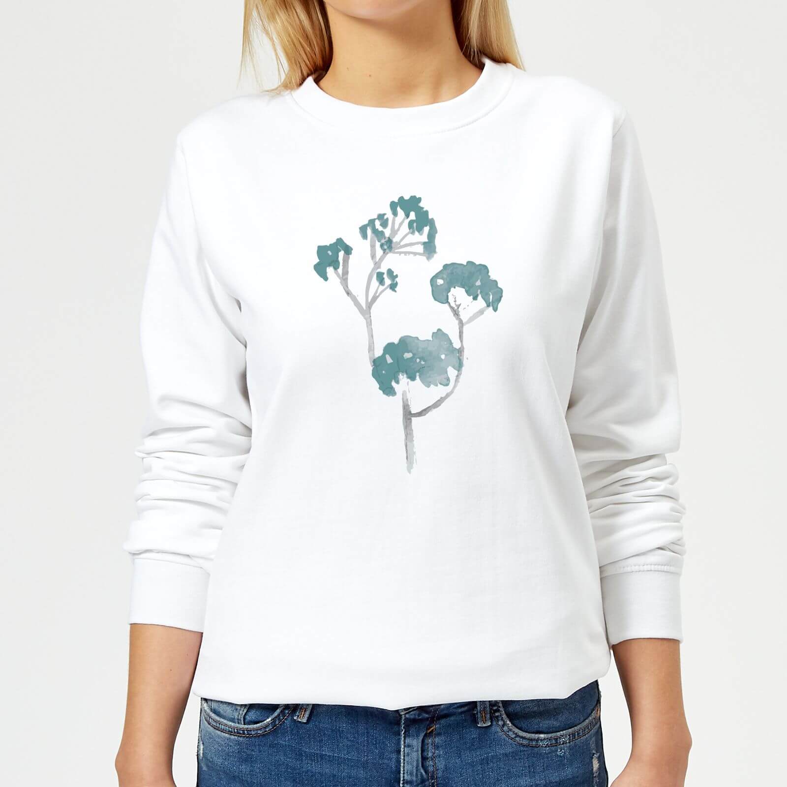 Tree 1 Women's Sweatshirt - White - XS - White
