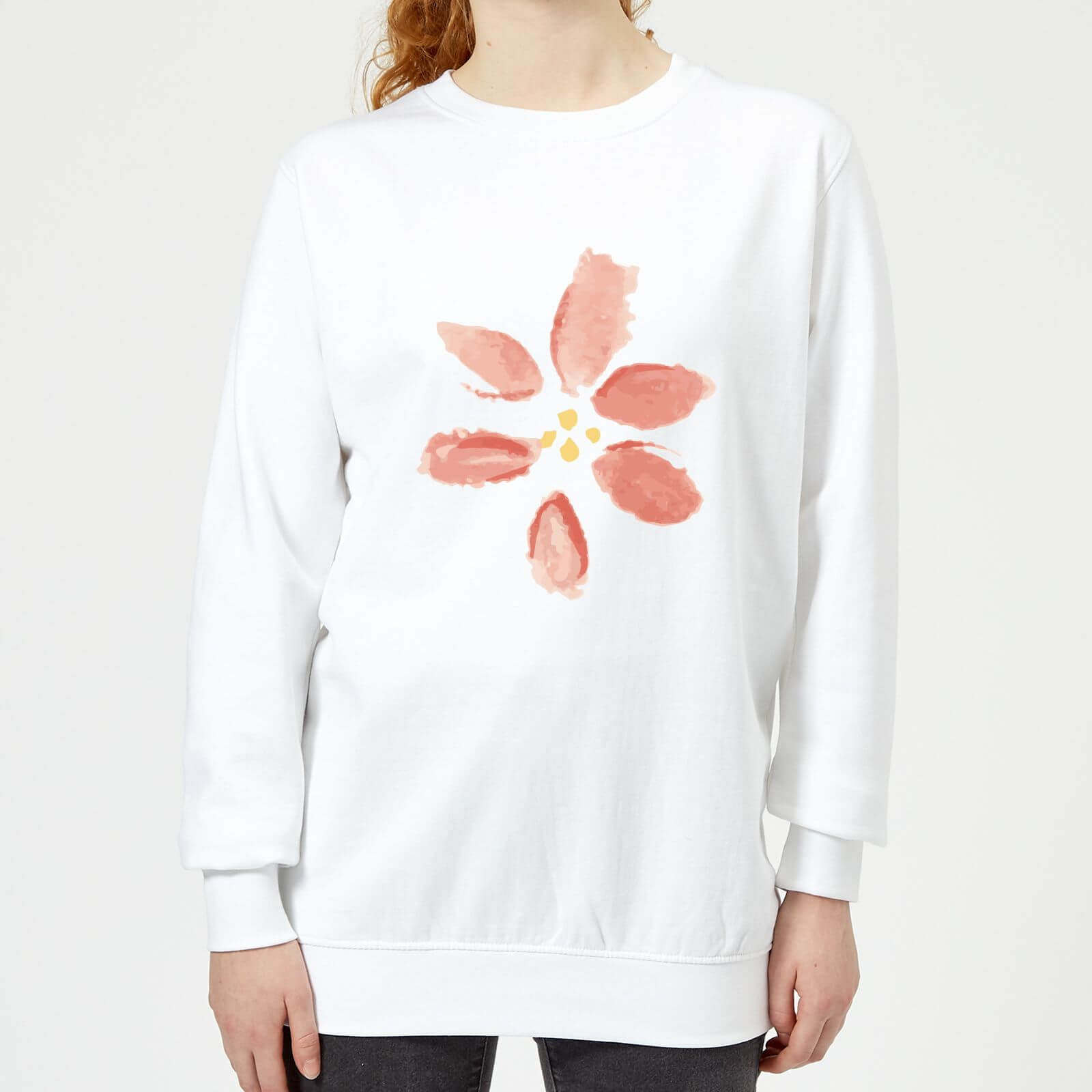 Flower 8 Women's Sweatshirt - White - XS - White