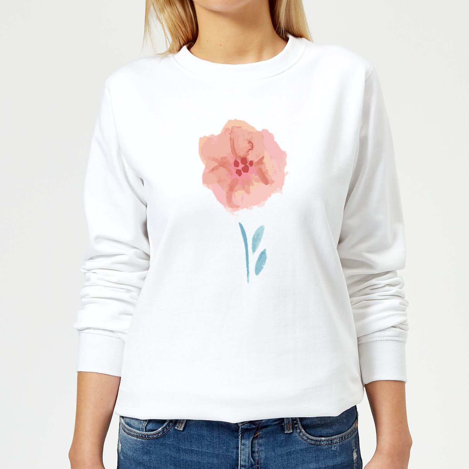Flower 9 Women's Sweatshirt - White - XS - White
