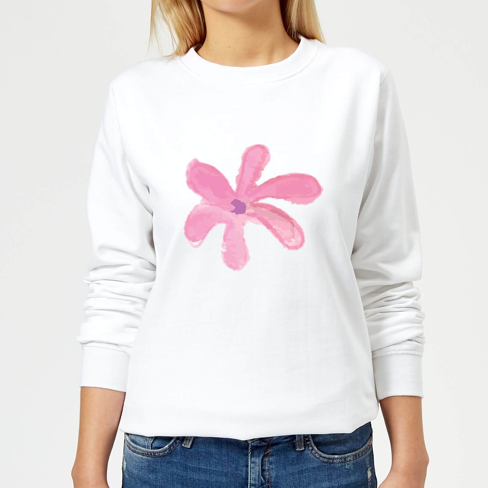 Flower 11 Women's Sweatshirt - White - XS - White