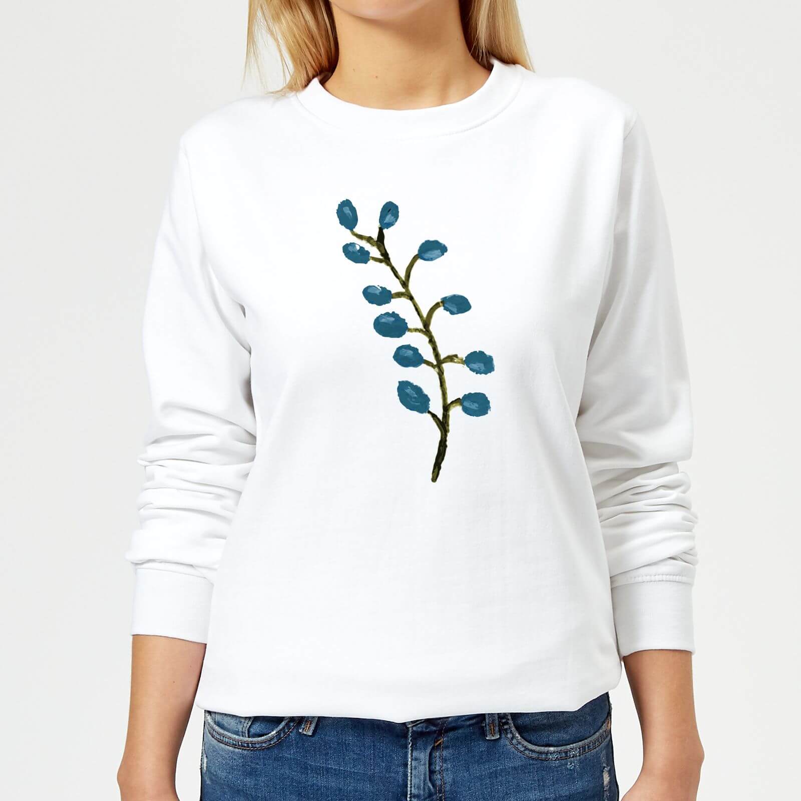 Flower 16 Women's Sweatshirt - White - XS - White
