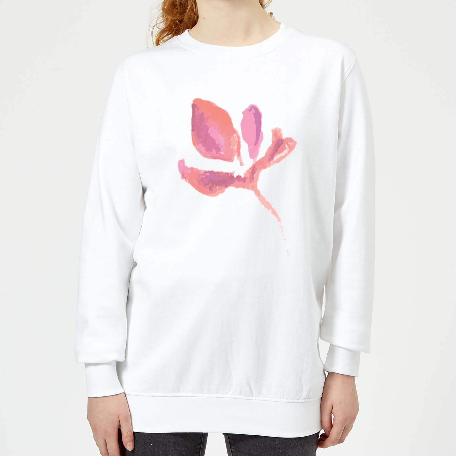 Flower 14 Women's Sweatshirt - White - XS - White