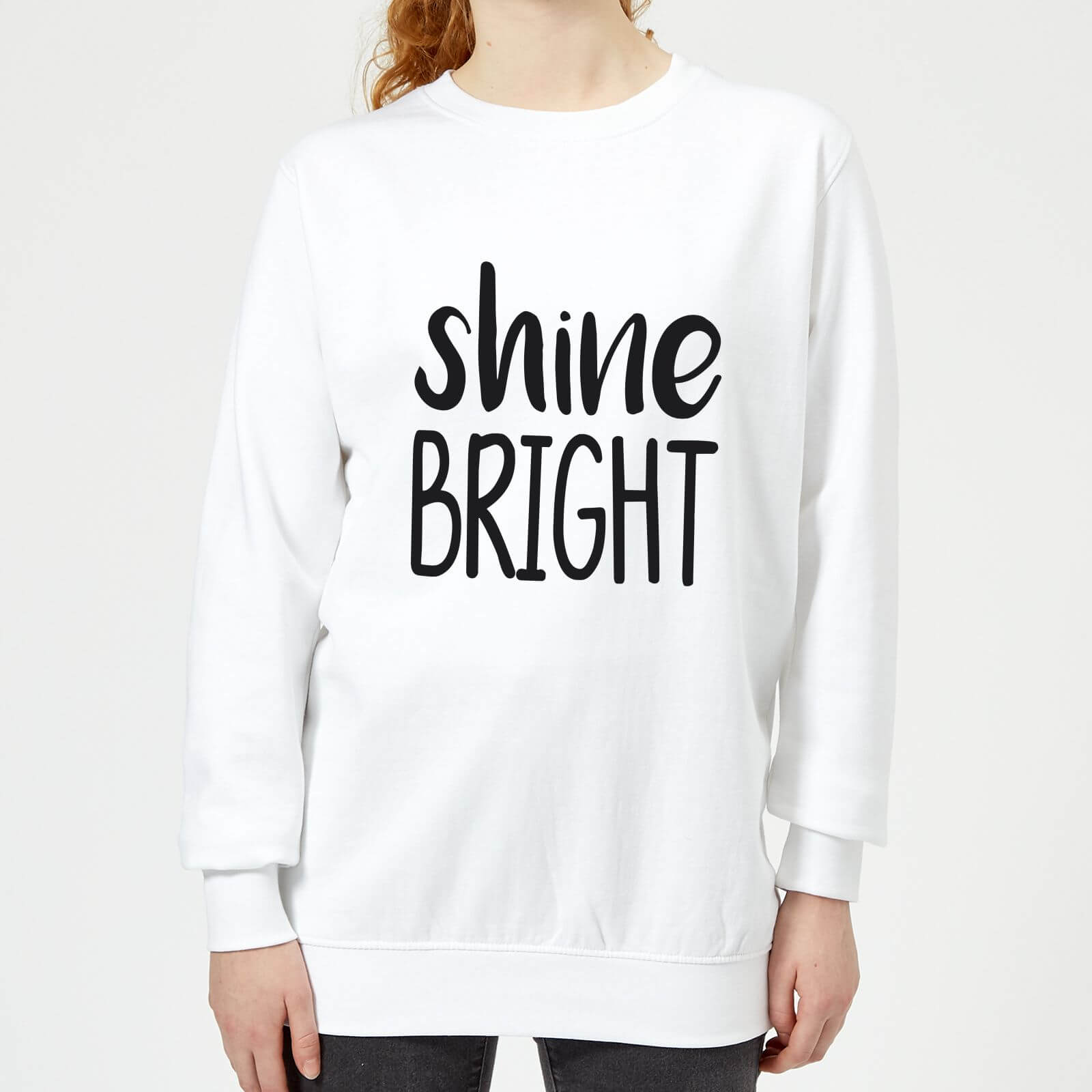 Shine Bright Women's Sweatshirt - White - XS - White