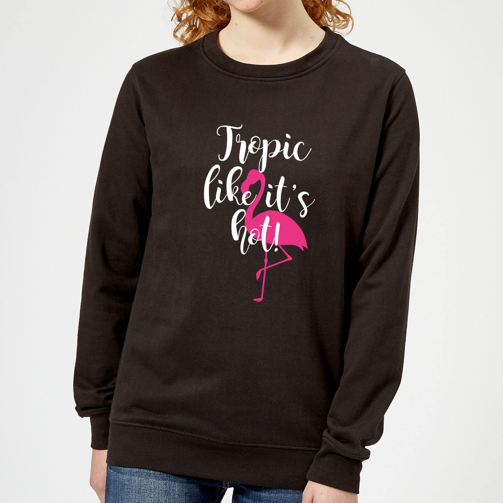 

Tropic Like It's Hot Women's Sweatshirt - Black - 5XL - Nero