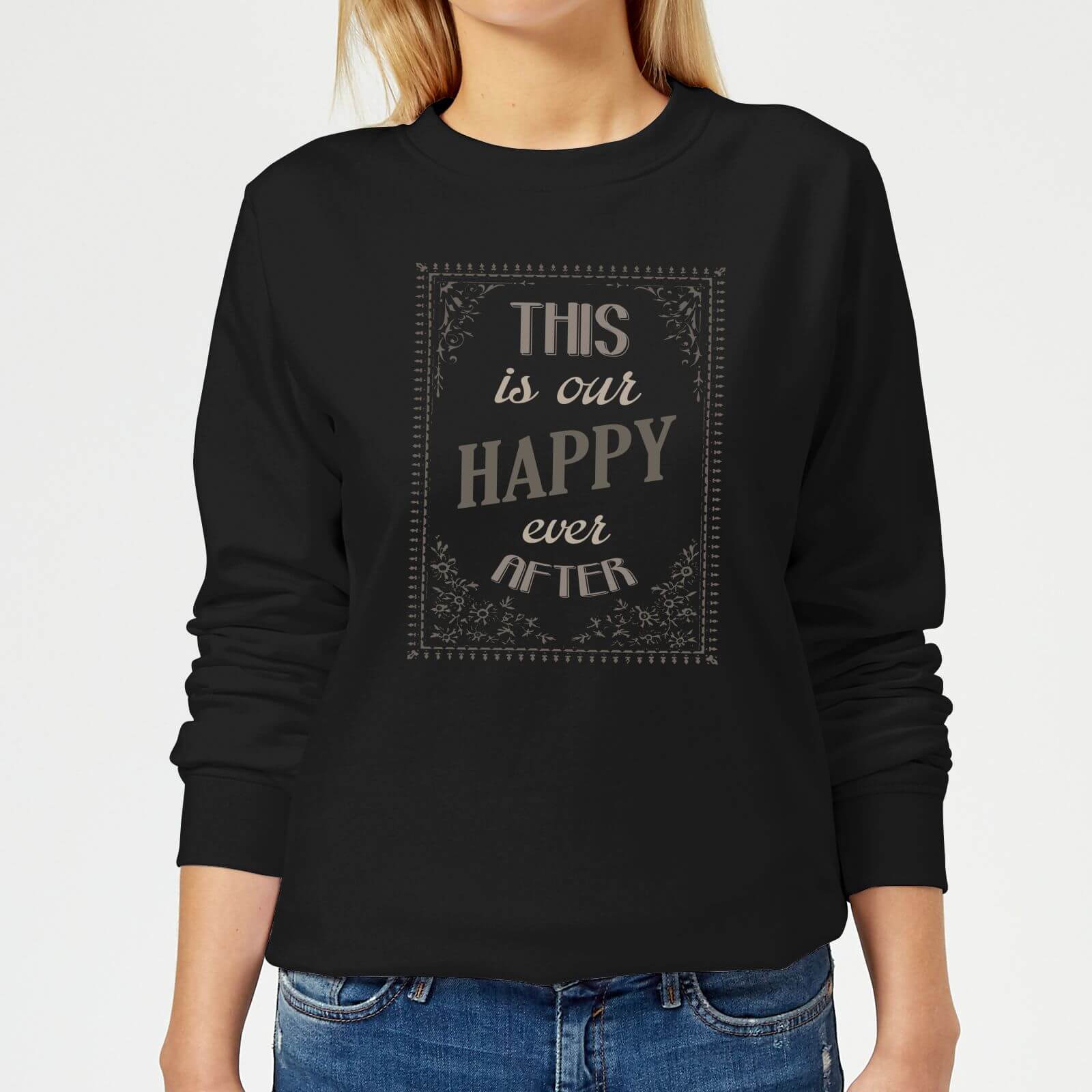 

This Is Our Happy Ever After Women's Sweatshirt - Black - 5XL - Nero