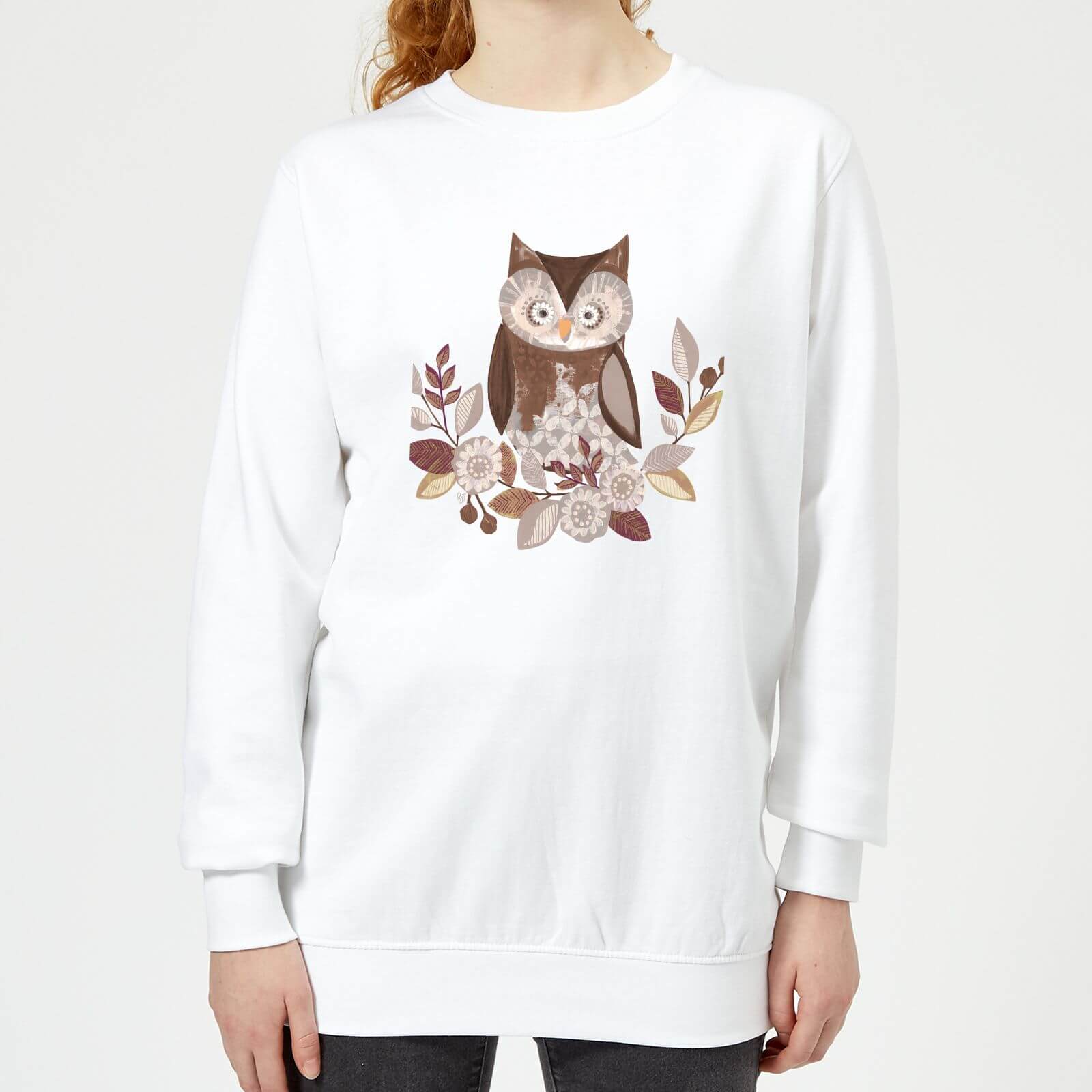 Owl Women's Sweatshirt - White - XS - White