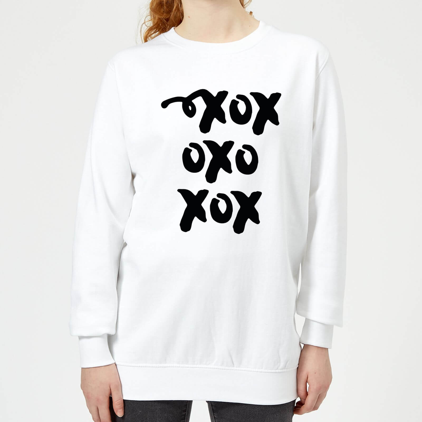 Xoxo Women's Sweatshirt - White - XS - White