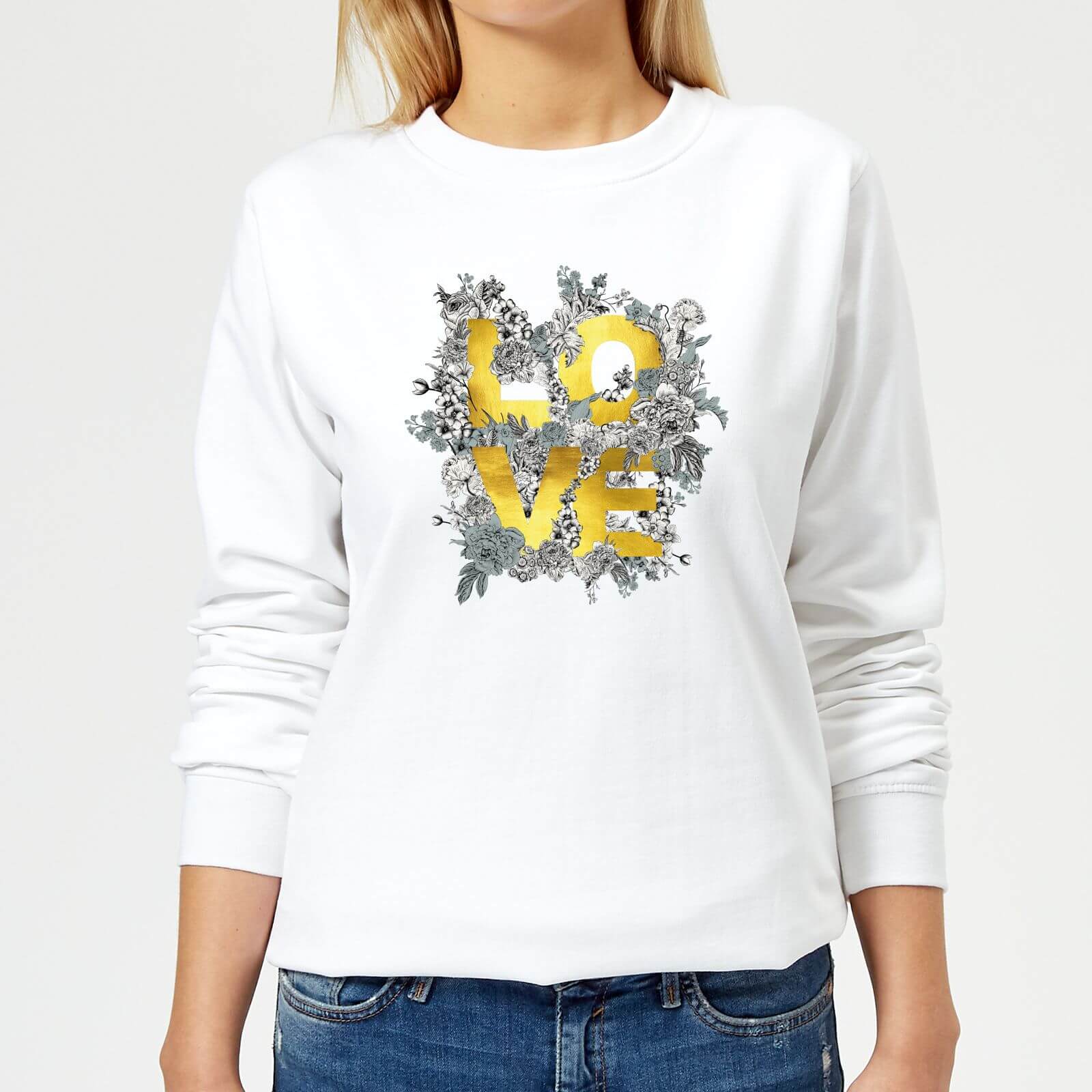 Love Women's Sweatshirt - White - XS - White