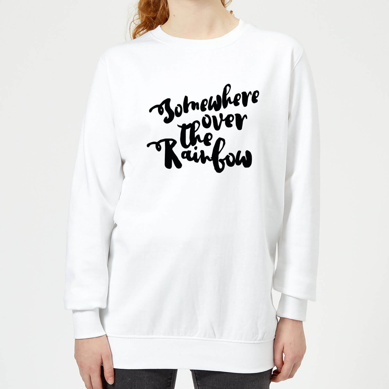 Somewhere Over The Rainbow Women's Sweatshirt - White - XS - White