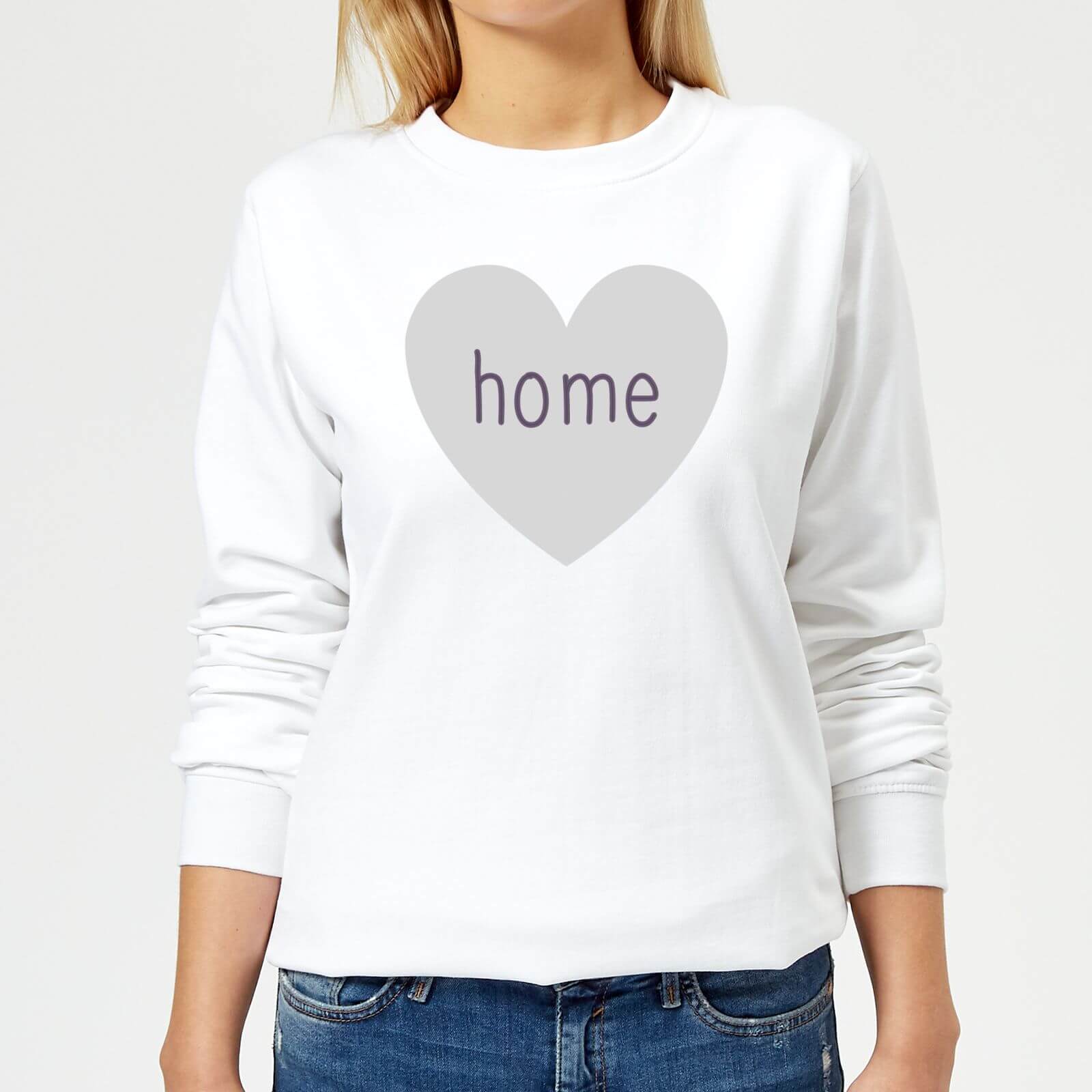 Home Heart Women's Sweatshirt - White - XS - White