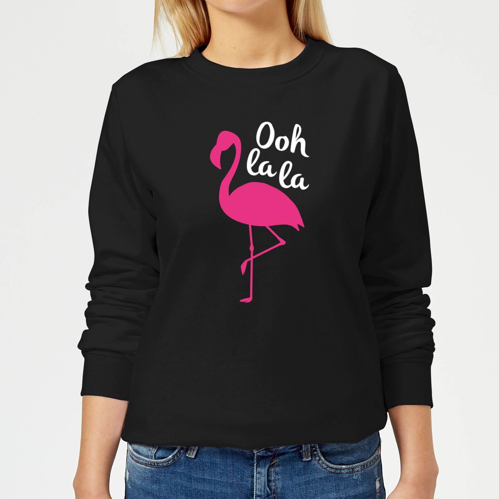 

Ooh La La Flamingo Women's Sweatshirt - Black - 5XL - Nero