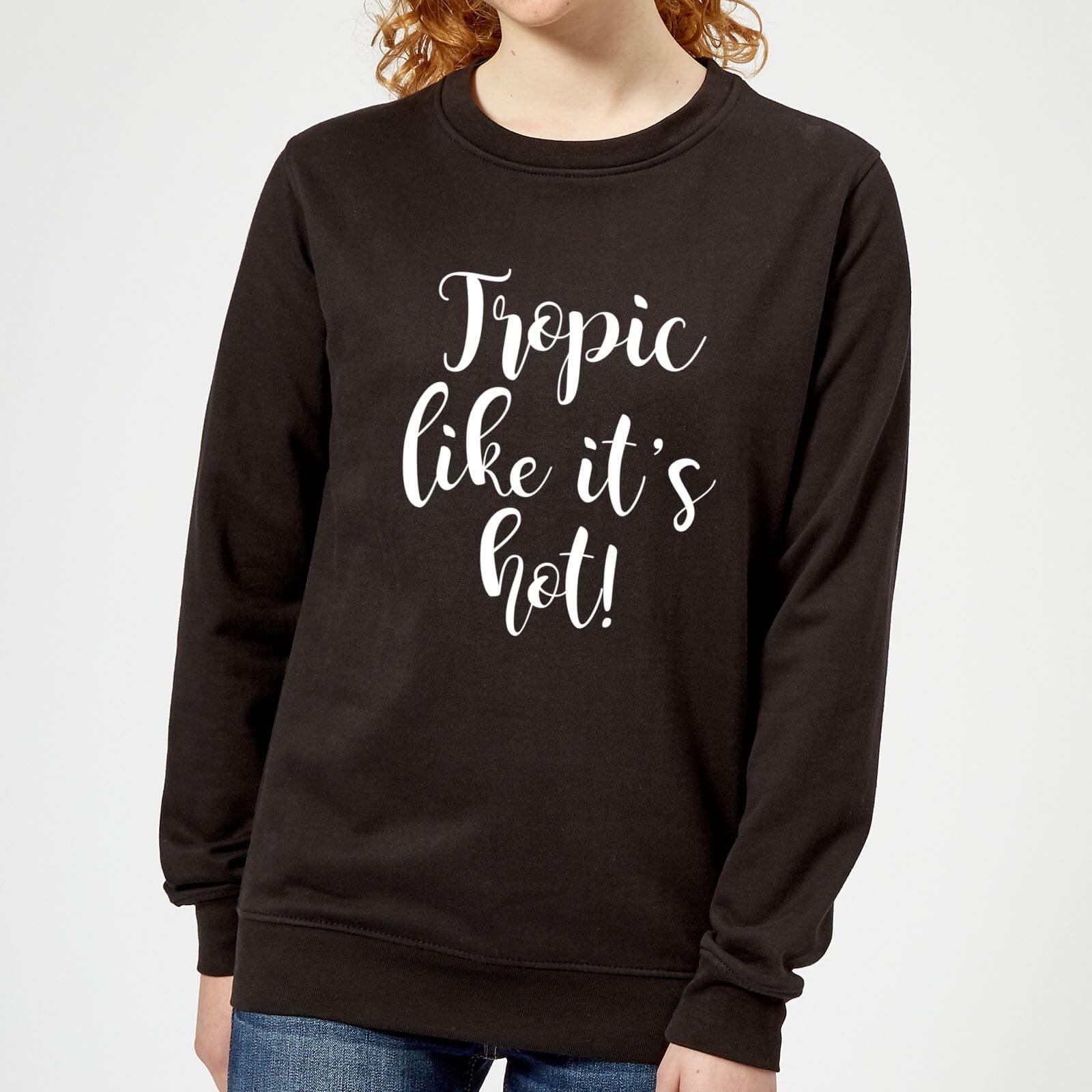 

Tropic Like It's Hot Women's Sweatshirt - Black - 5XL - Nero