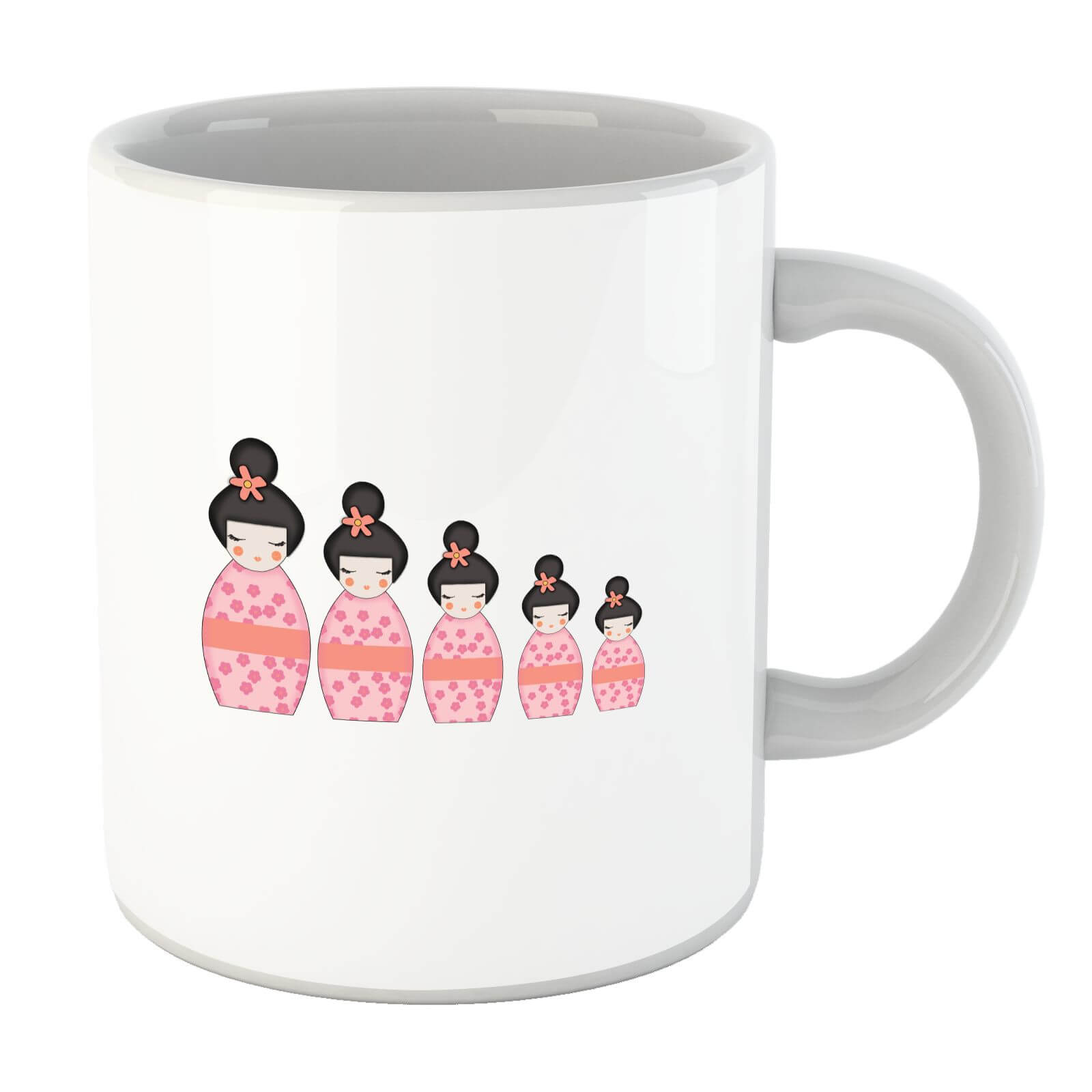 Pink Geisha Russian Doll Mug